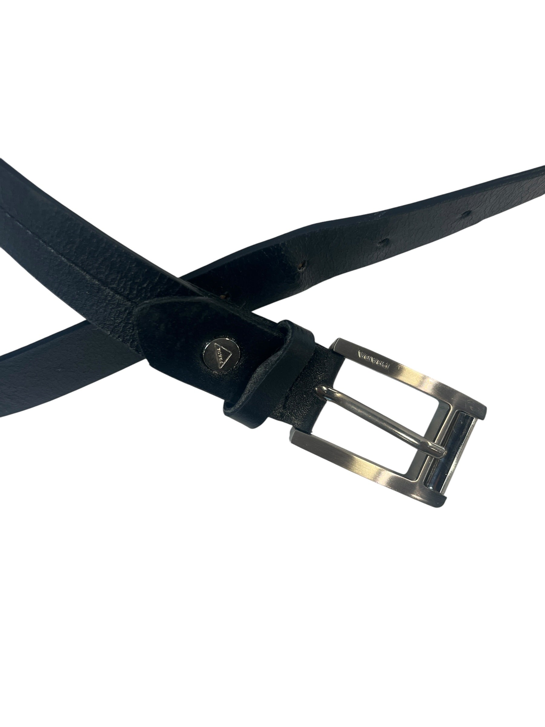 PRADA/Belt/Black/Leather/ view 2