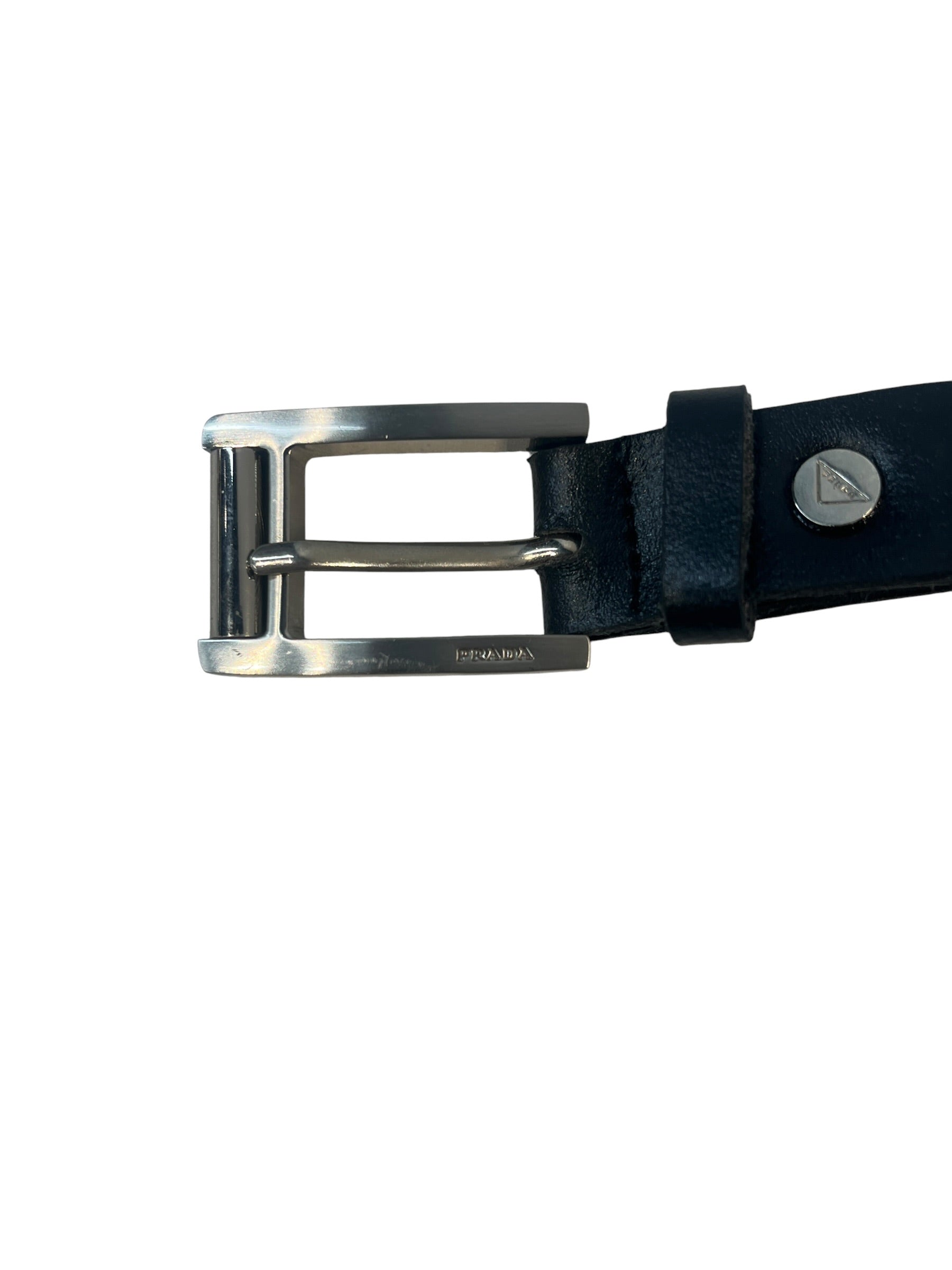 PRADA/Belt/Black/Leather/ view 3