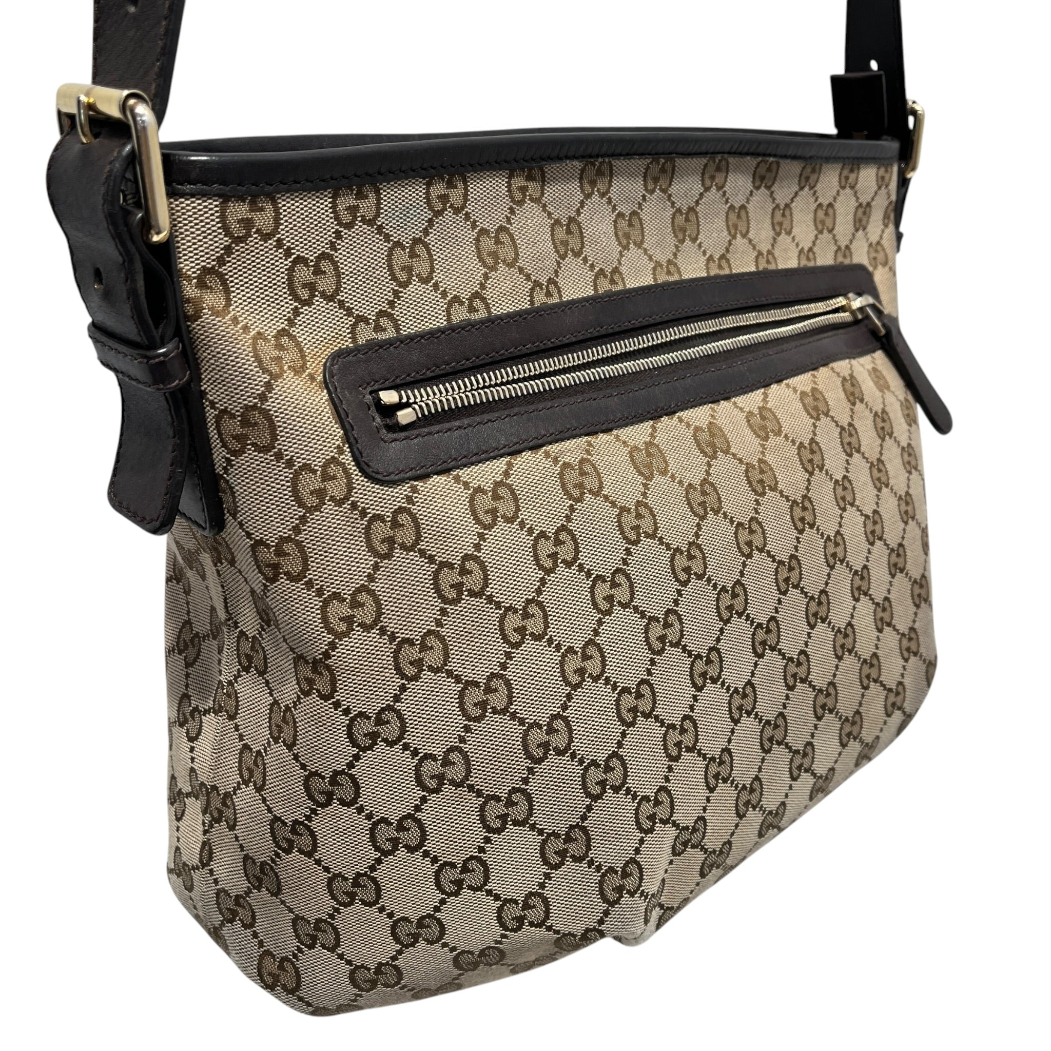 GUCCI/Bag/Leather/BRW/SHOULDER BAG view 7