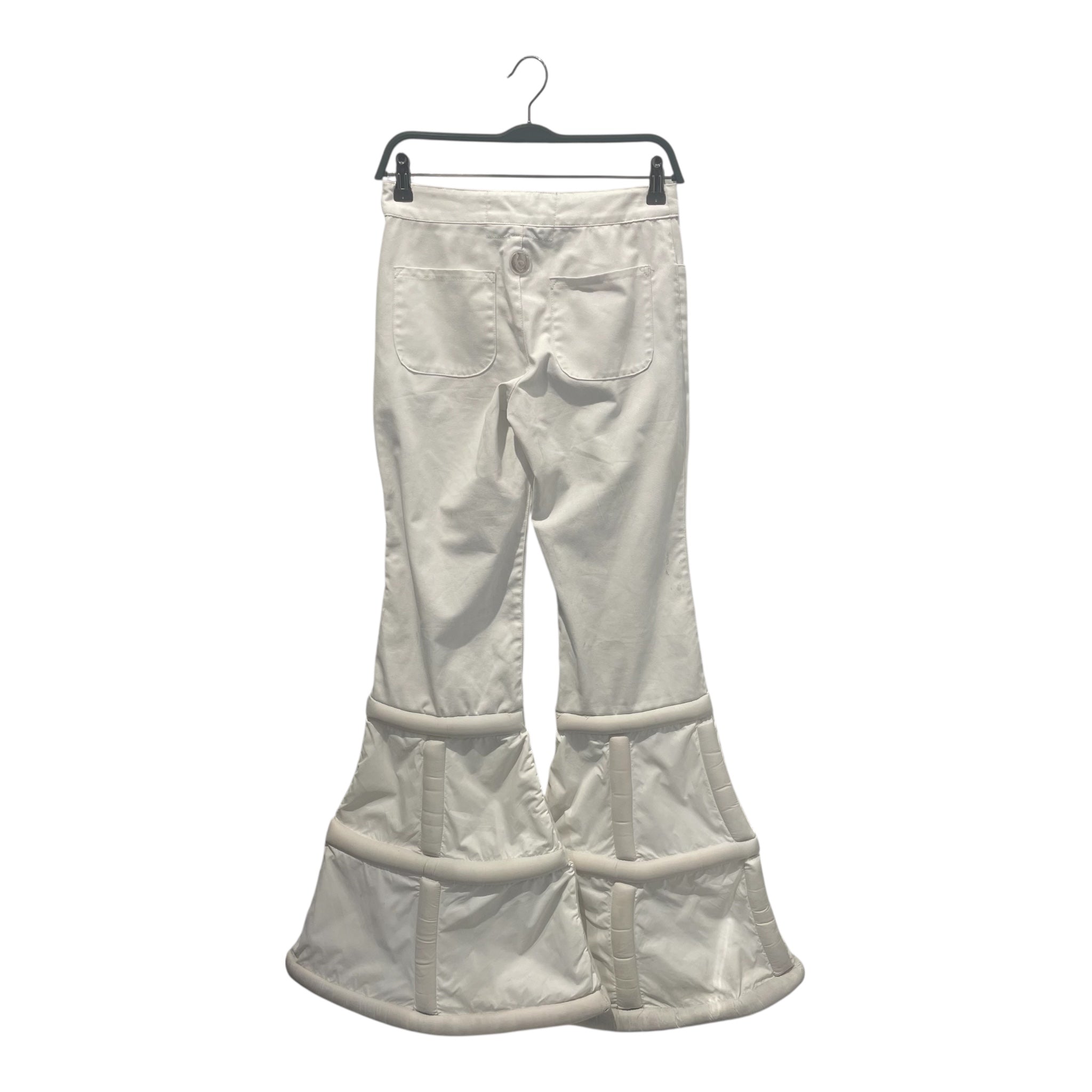CYBERDOG/Pants/XS/Cotton/WHT/FLARE PUFFER DETAIL view 2