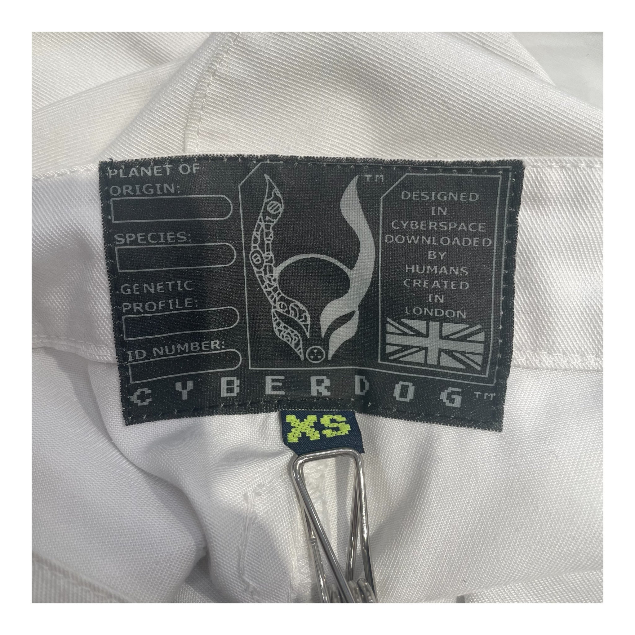 CYBERDOG/Pants/XS/Cotton/WHT/FLARE PUFFER DETAIL view 3