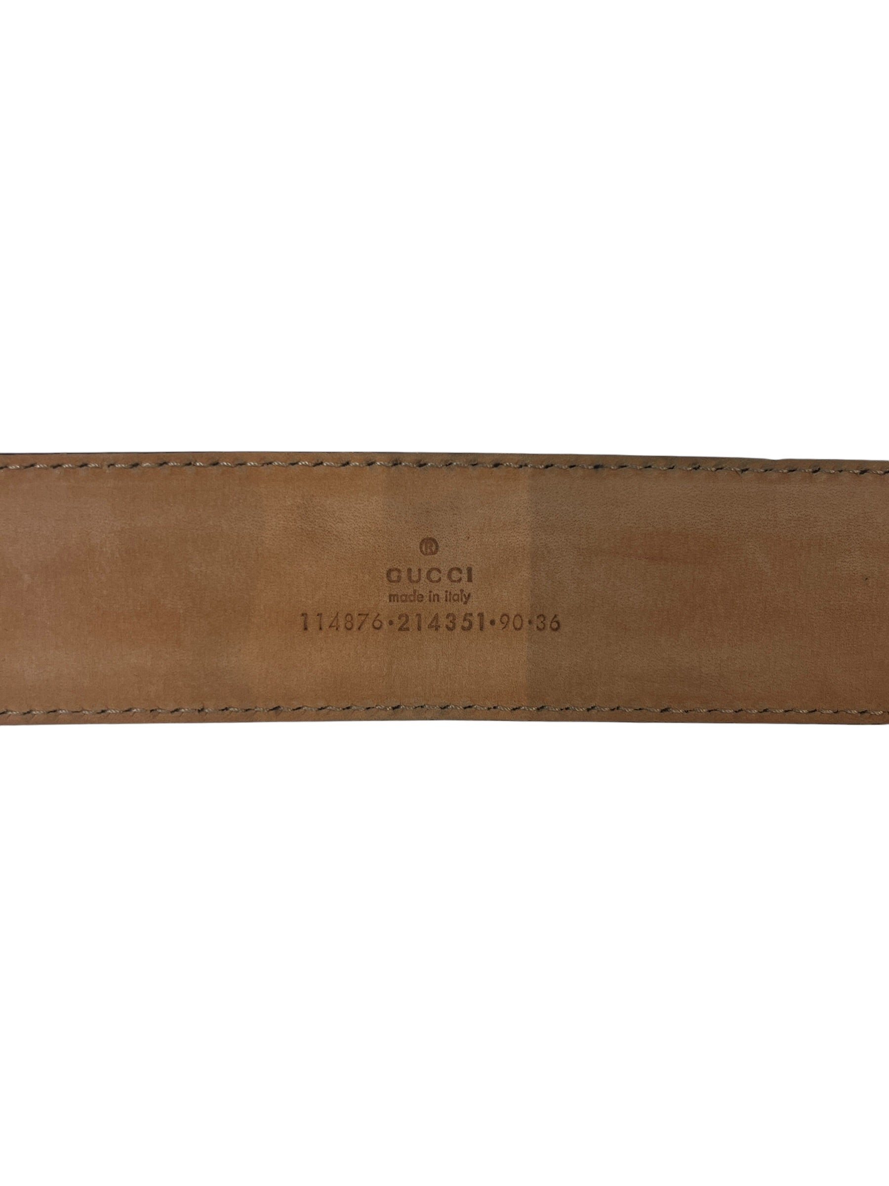 GUCCI/Accessories/Monogram/Leather/BRW/GUCCISSIMA LEATHER INTERLOCKIN view 3