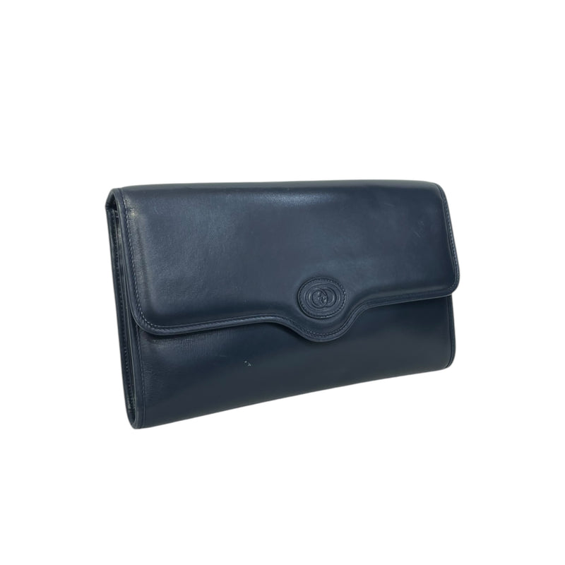 GUCCI/Cross Body Bag/Leather/BLU/VINTAGE CROSSBODY