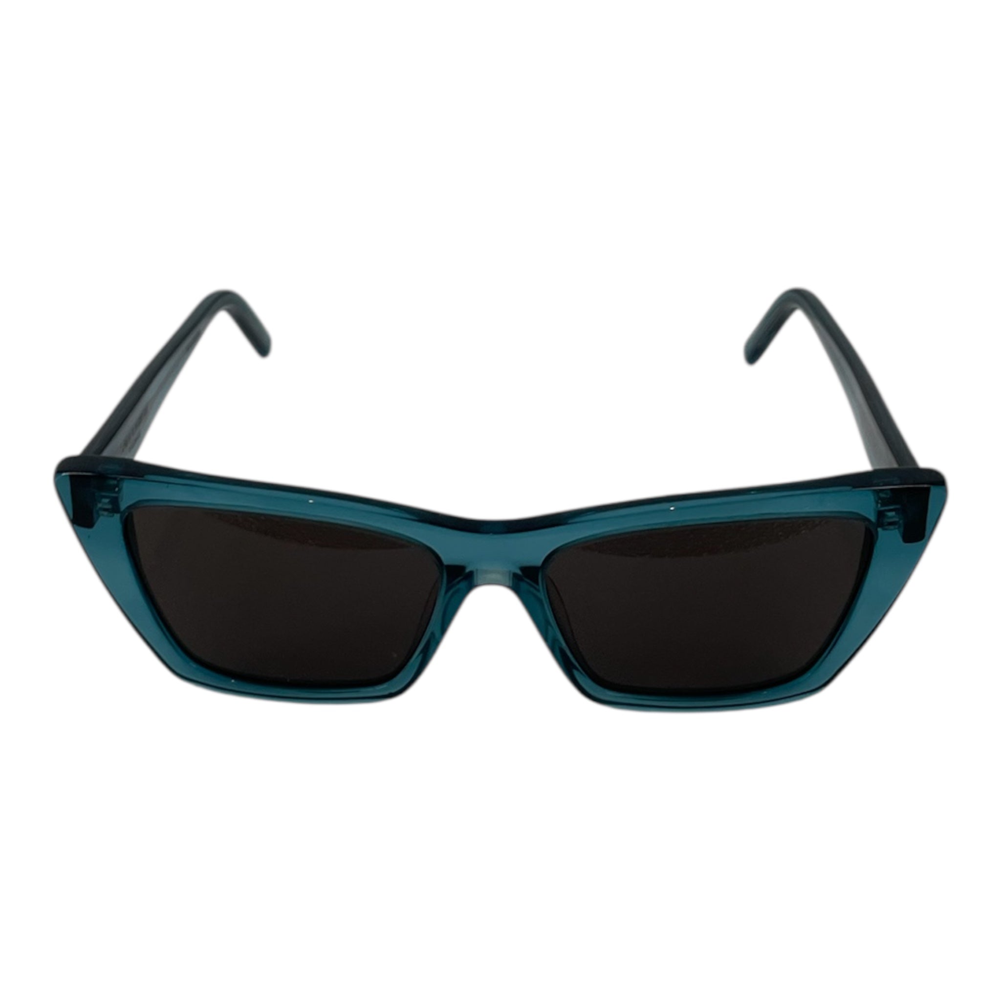 SAINT LAURENT/Sunglasses/Celluloid/BLU/CLEAR view 1
