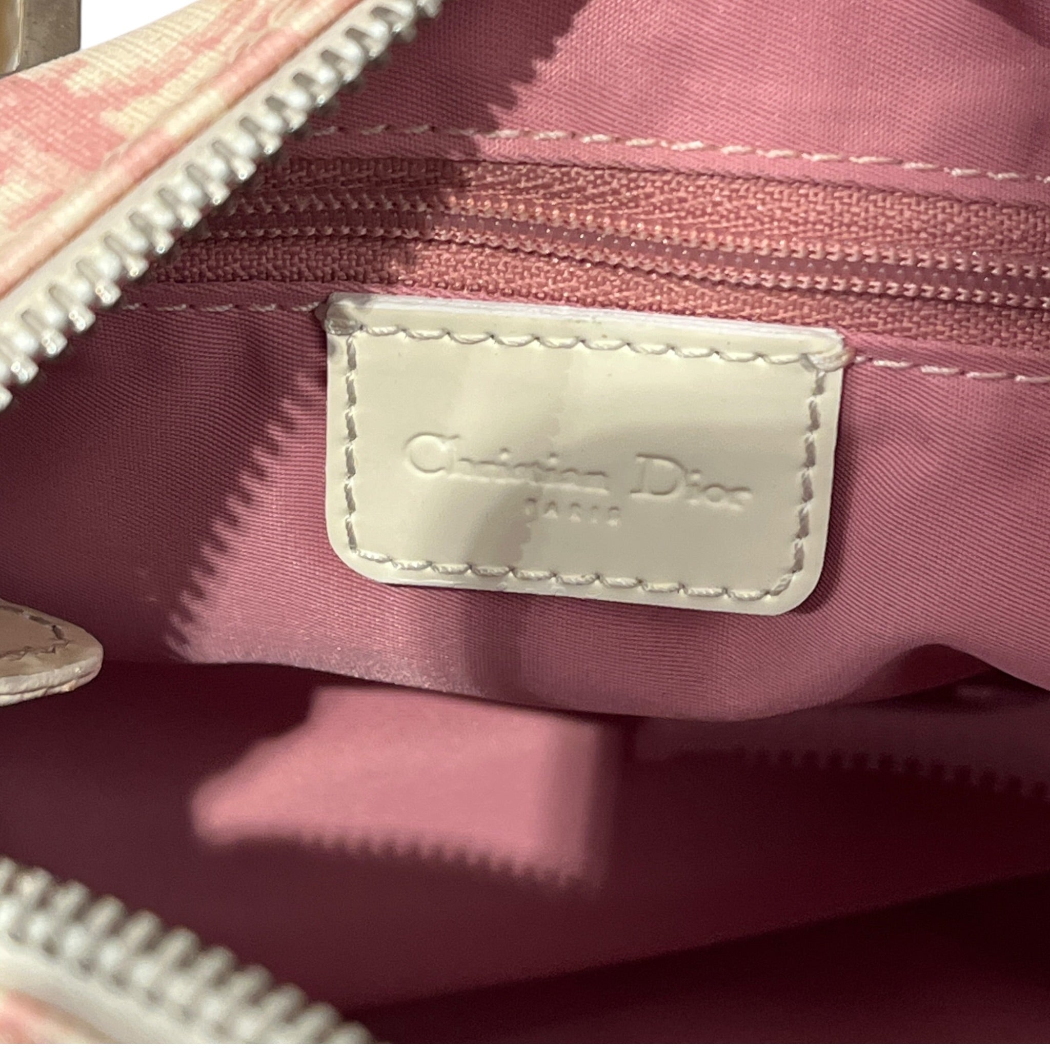 Christian Dior/Hand Bag/Monogram/PNK/diorissimo boston trotter view 5