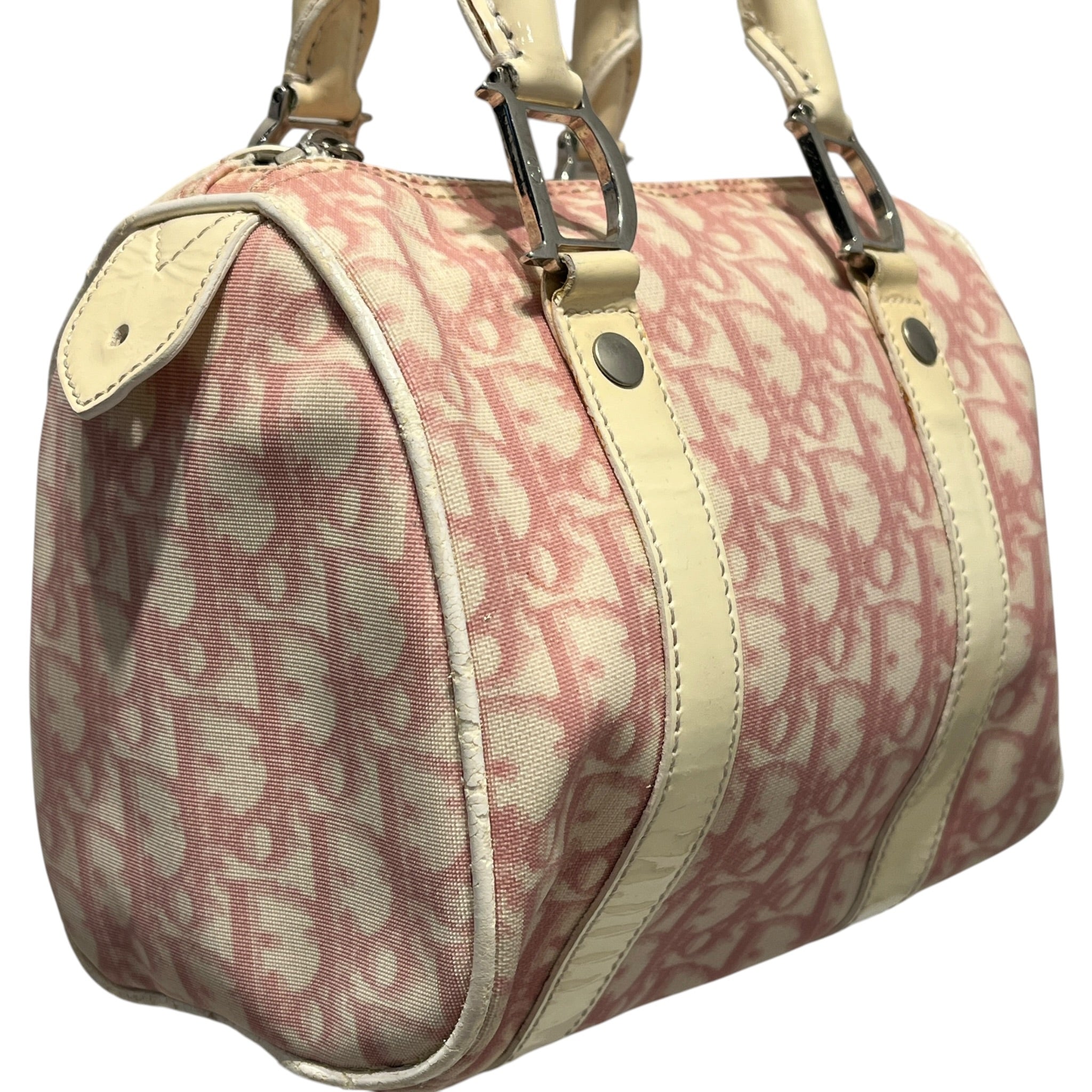 Christian Dior/Hand Bag/Monogram/PNK/diorissimo boston trotter view 7