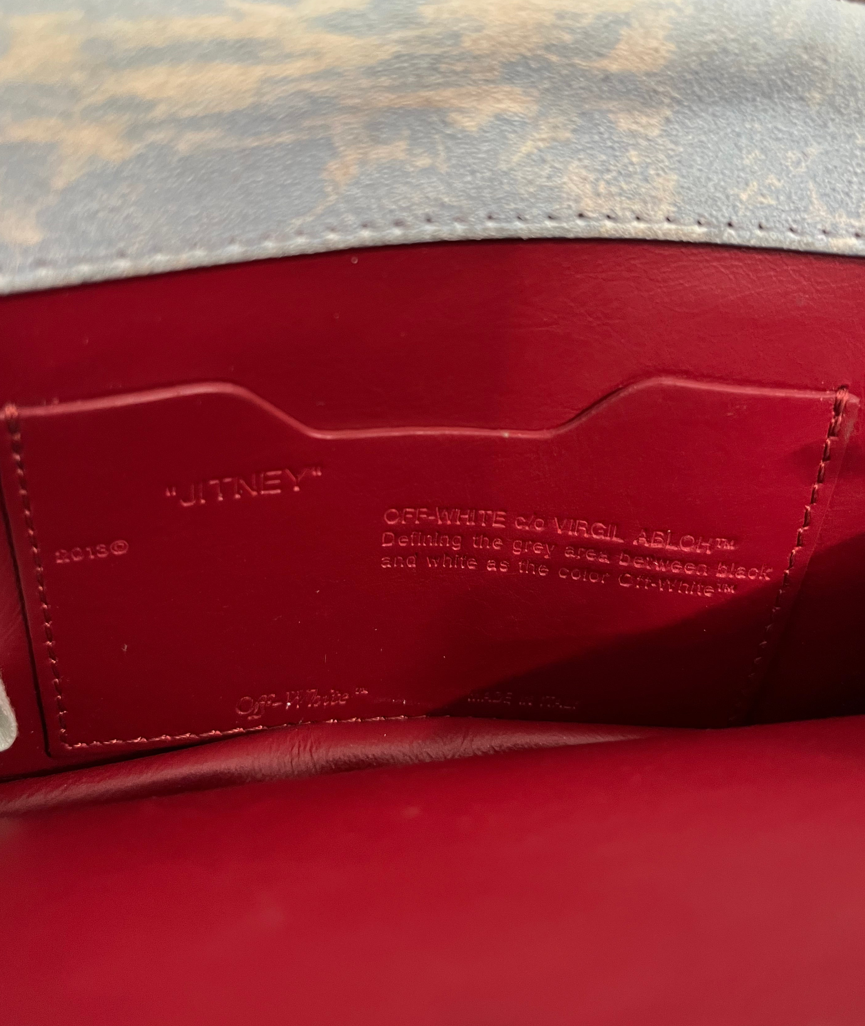 OFF-WHITE/Cross Body Bag/All Over Print/Suede/WHT/"JITNEY" view 4