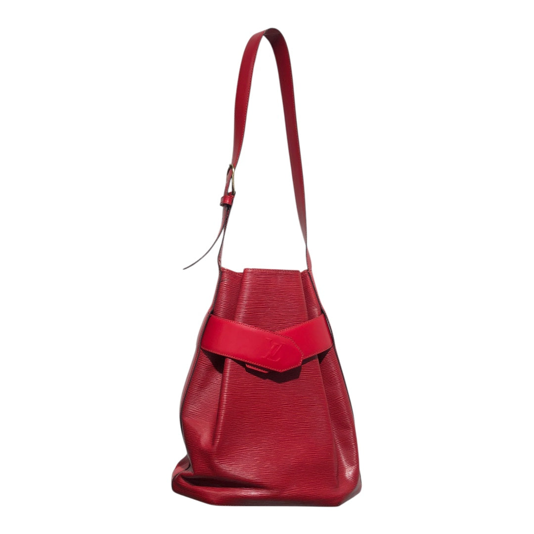 LOUIS VUITTON/Hand Bag/Leather/RED/EPI leather twist bucket bag view 1