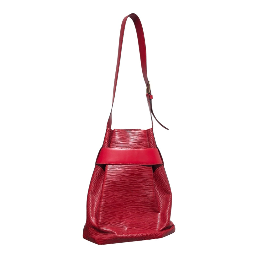 LOUIS VUITTON/Hand Bag/Leather/RED/EPI leather twist bucket bag view 2