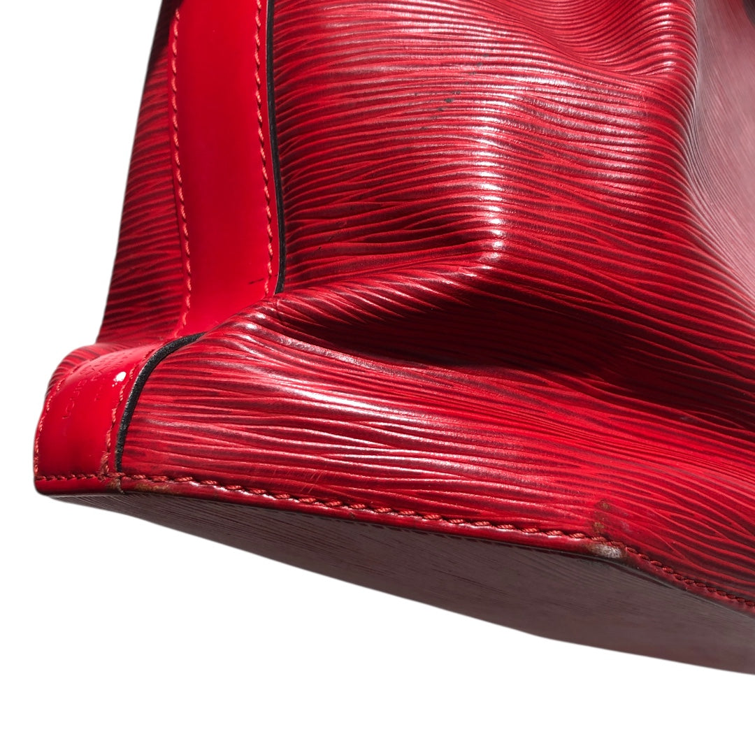 LOUIS VUITTON/Hand Bag/Leather/RED/EPI leather twist bucket bag view 4