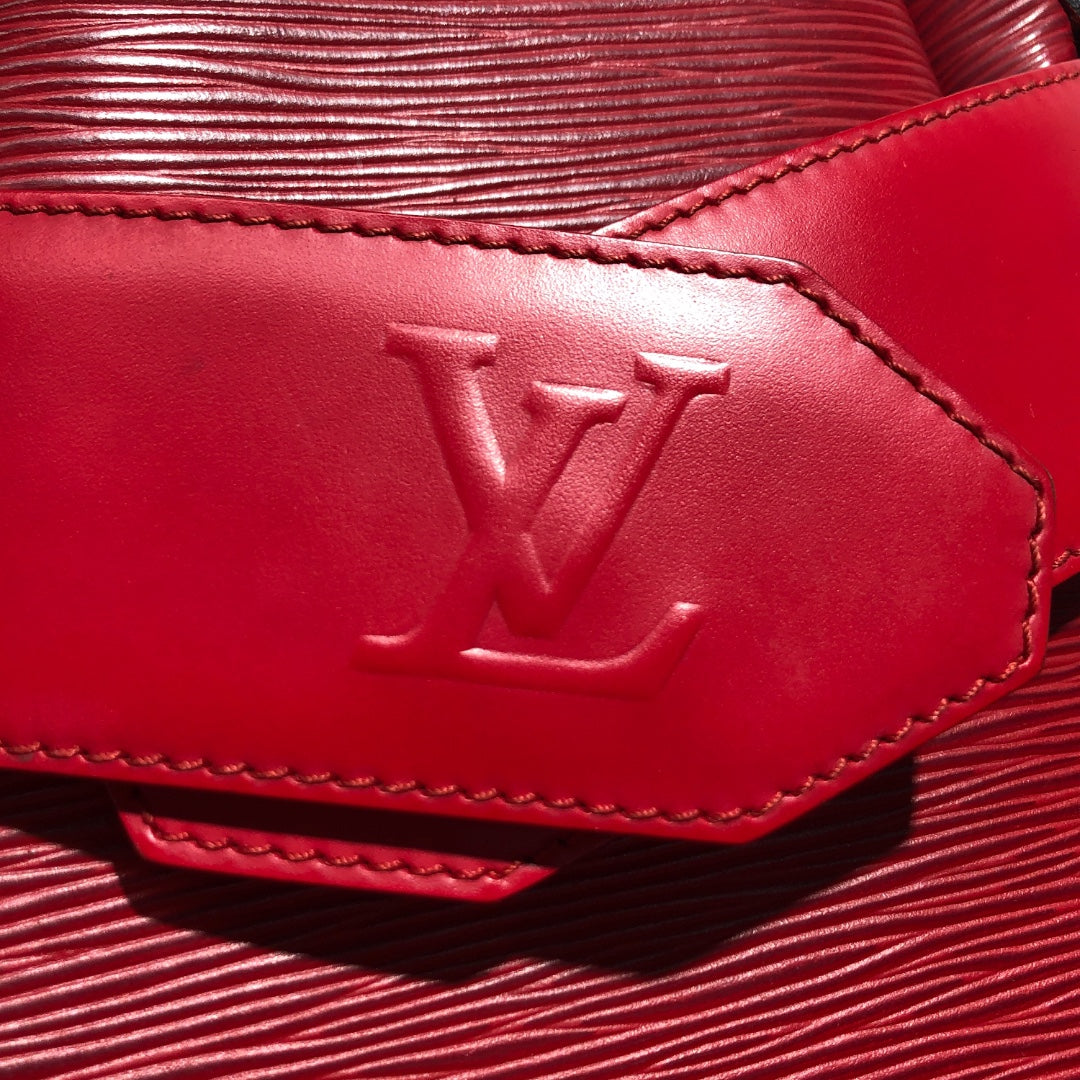LOUIS VUITTON/Hand Bag/Leather/RED/EPI leather twist bucket bag view 5