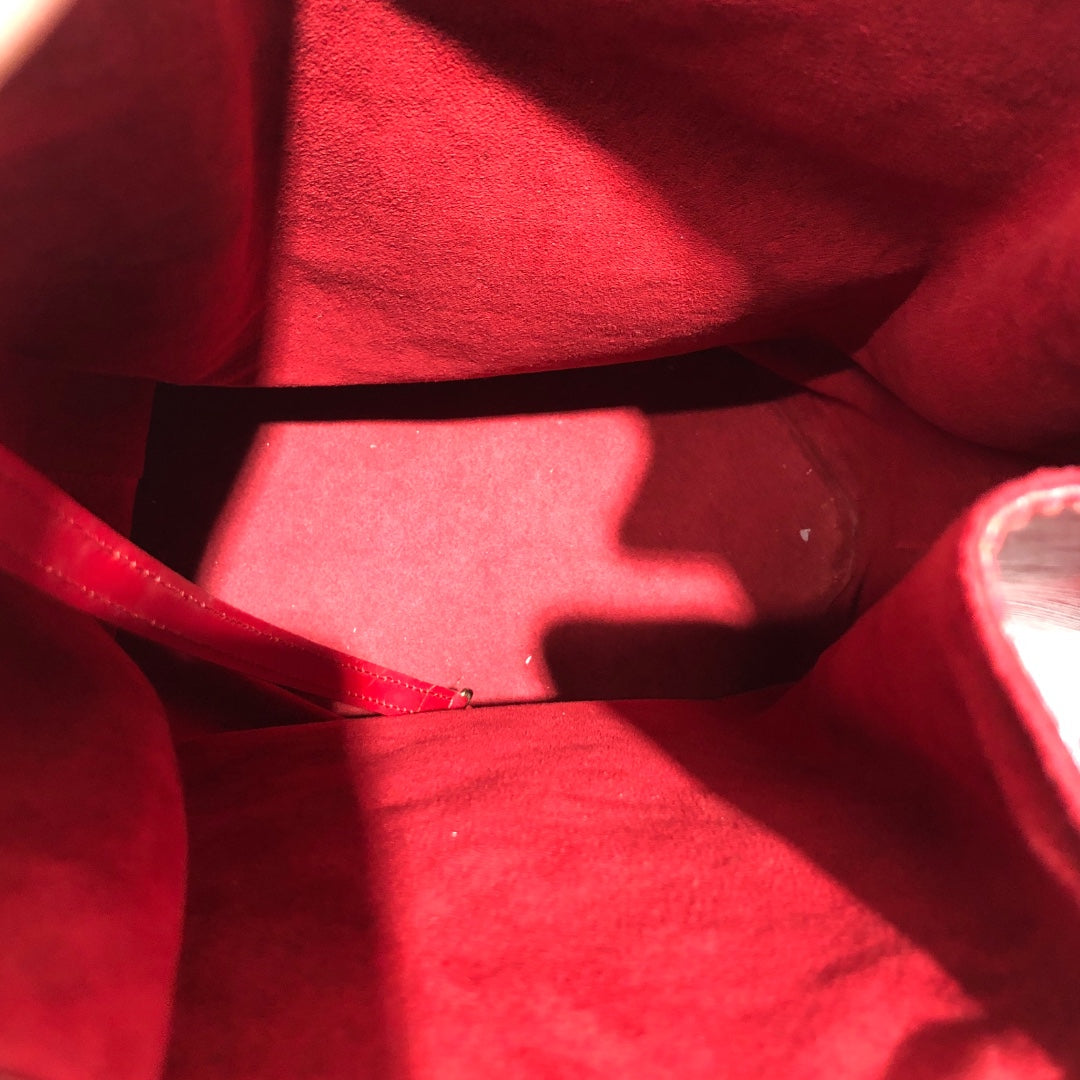 LOUIS VUITTON/Hand Bag/Leather/RED/EPI leather twist bucket bag view 6
