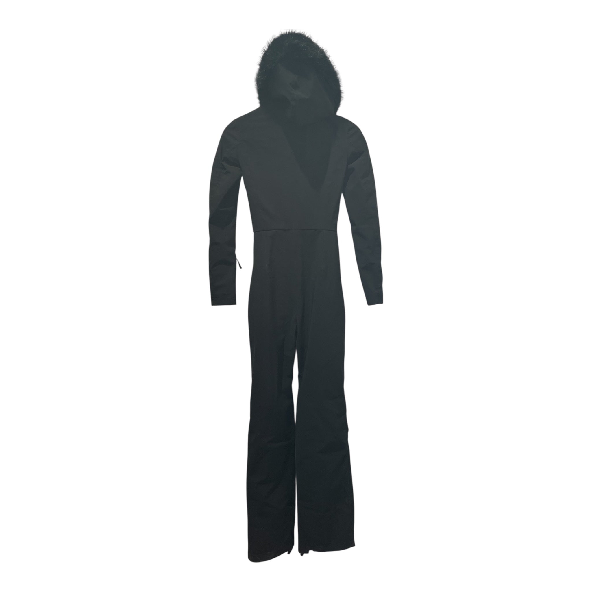 BALENCIAGA/Jumpsuits/34/Nylon/BLK/FUR HOOD SKIWEAR view 2