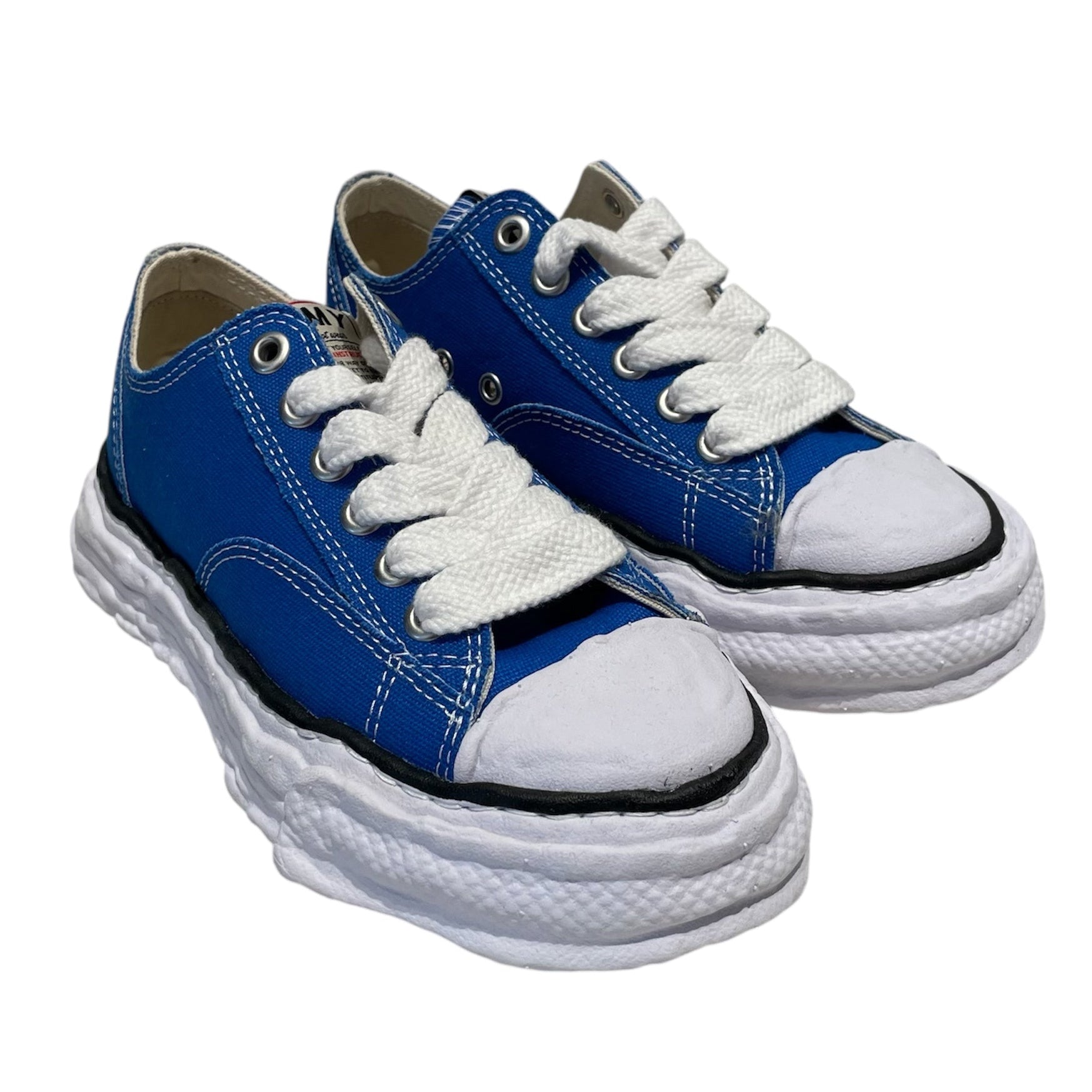 MIHARA YASUHIRO/Low-Sneakers/US 5.5/Cotton/BLU/maison yasuhiro peterson 23 view 1