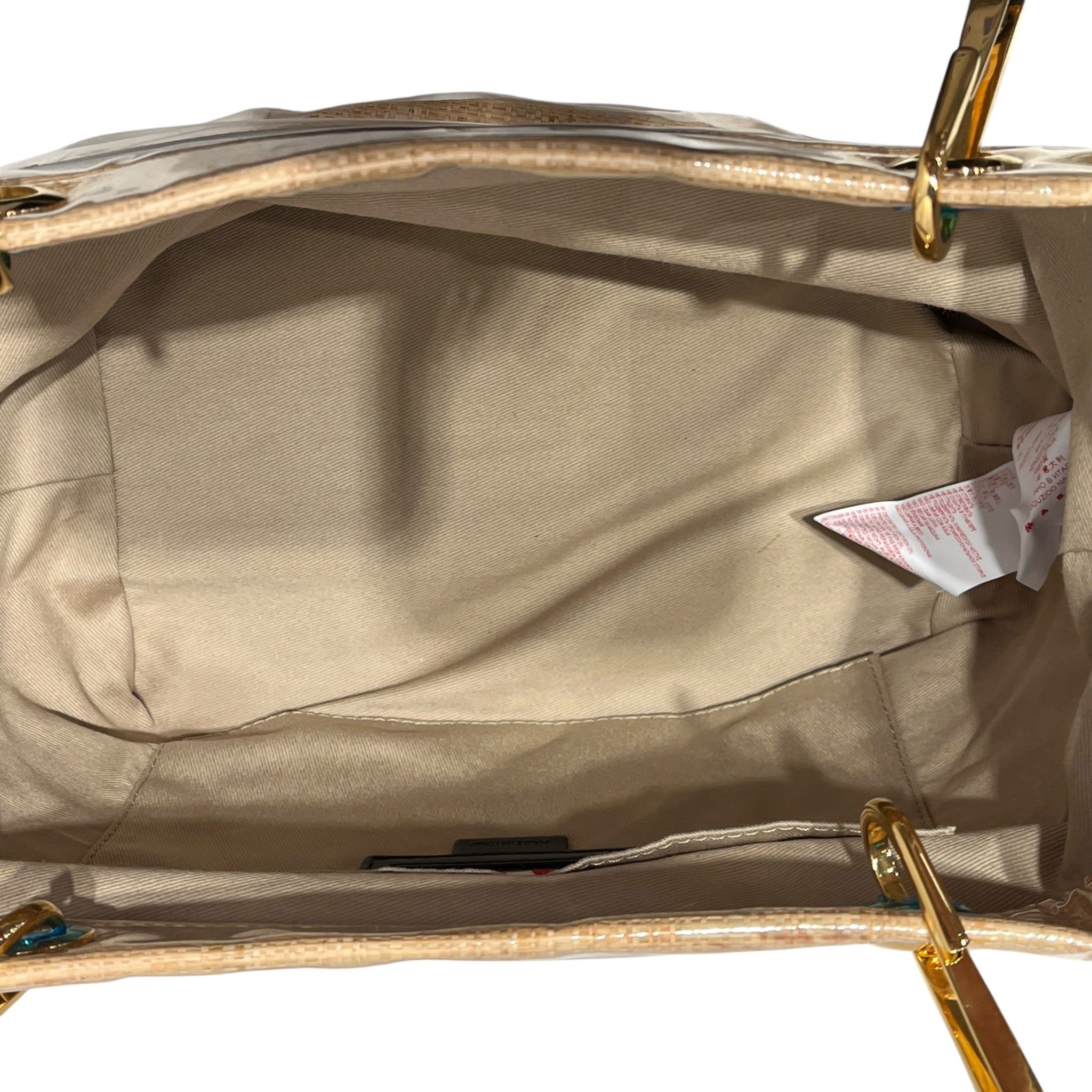 MARNI/Tote Bag/Hemp/BEG/glossy grip tote view 4
