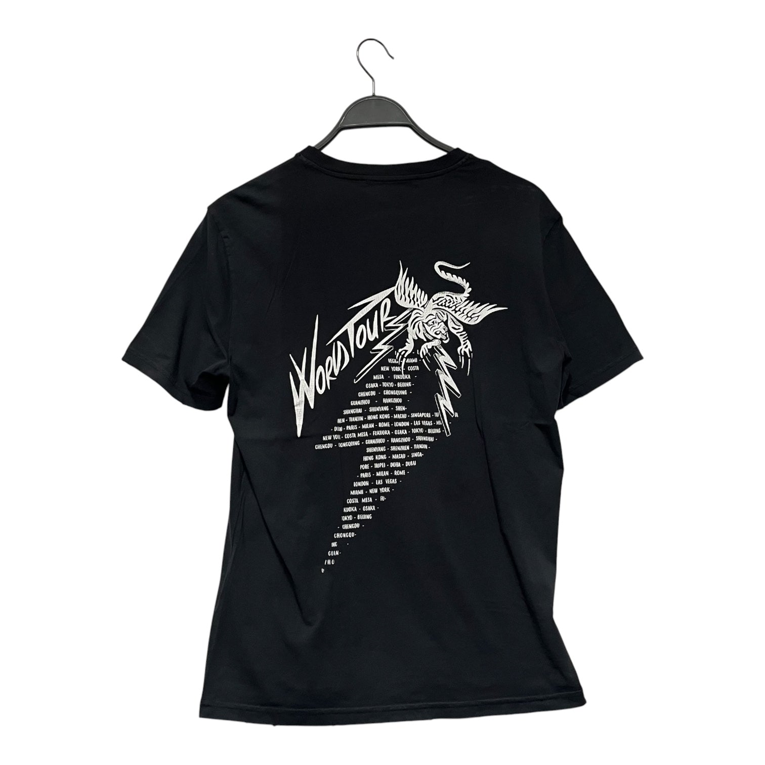 GIVENCHY/T-Shirt/S/Cotton/BLK/Graphic/World Tour view 2