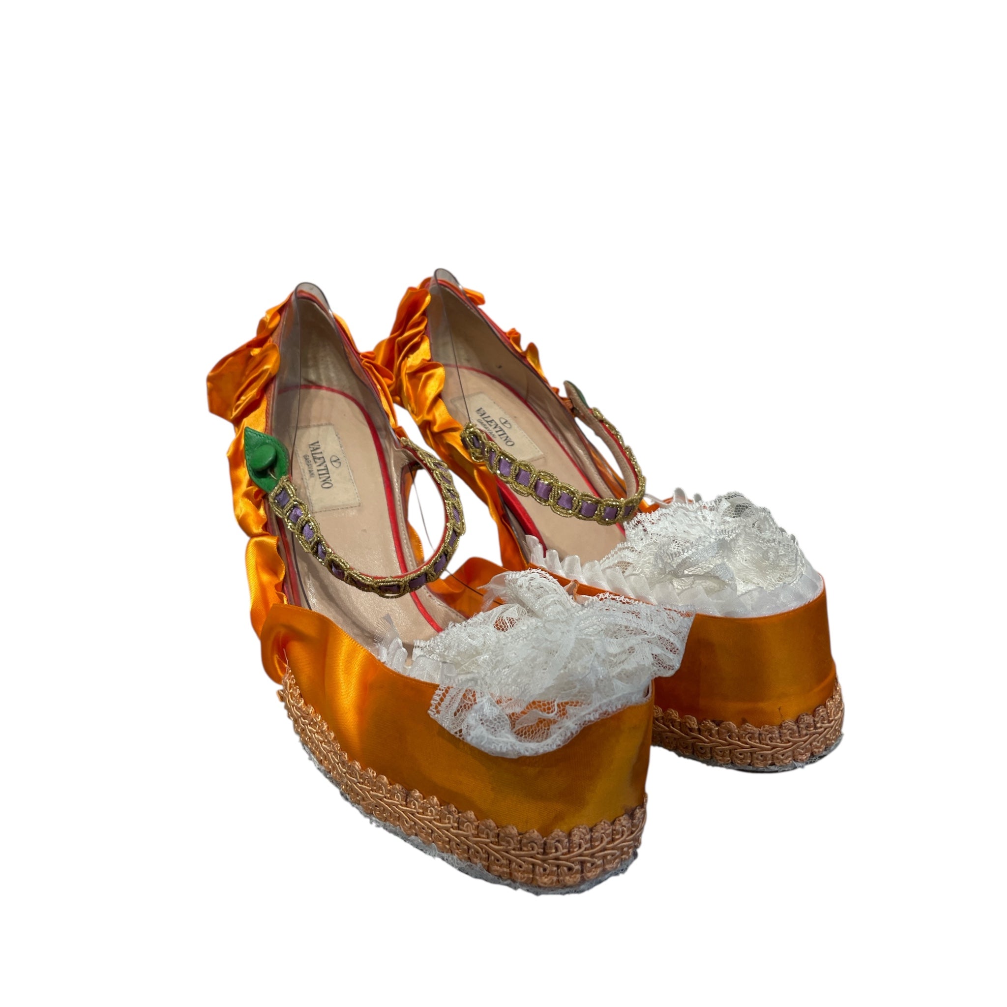 VALENTINO GARAVANI/Heels/EU 40/ORN/Runway Piece view 1