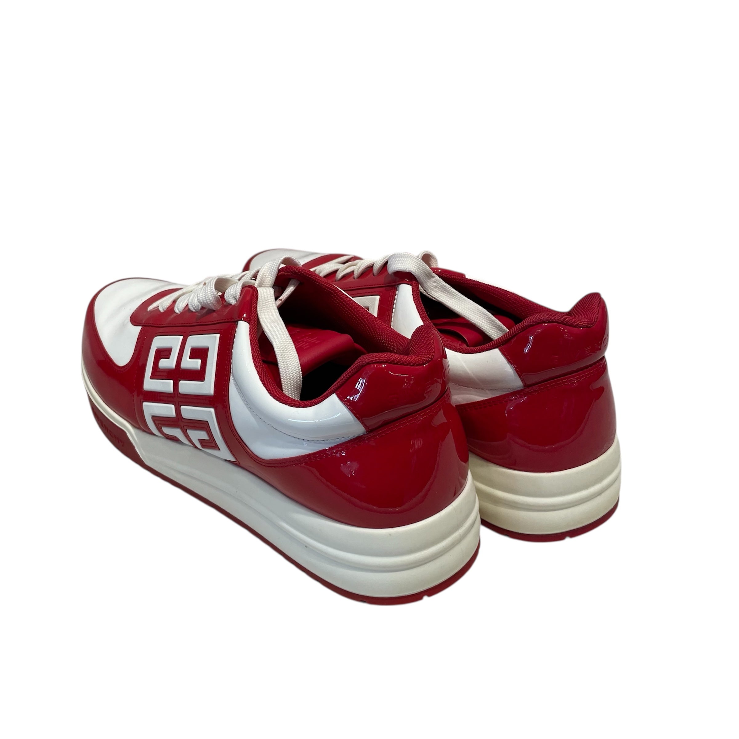 GIVENCHY/Low-Sneakers/US 13/Nylon/RED/Givenchy G4 Low Top view 2