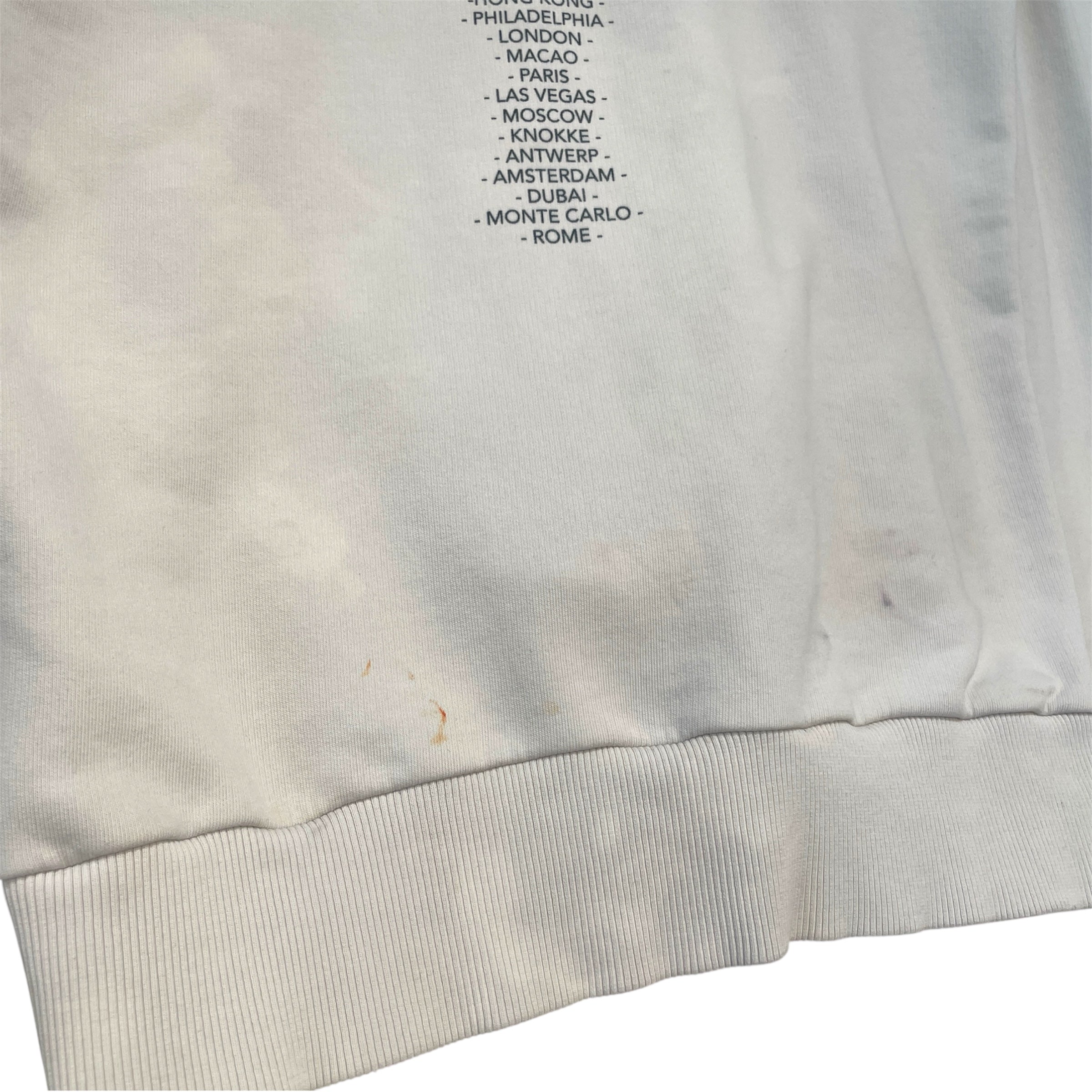 PHILIPP PLEIN/Hoodie/XL/Cotton/WHT/Flame hoodie view 3