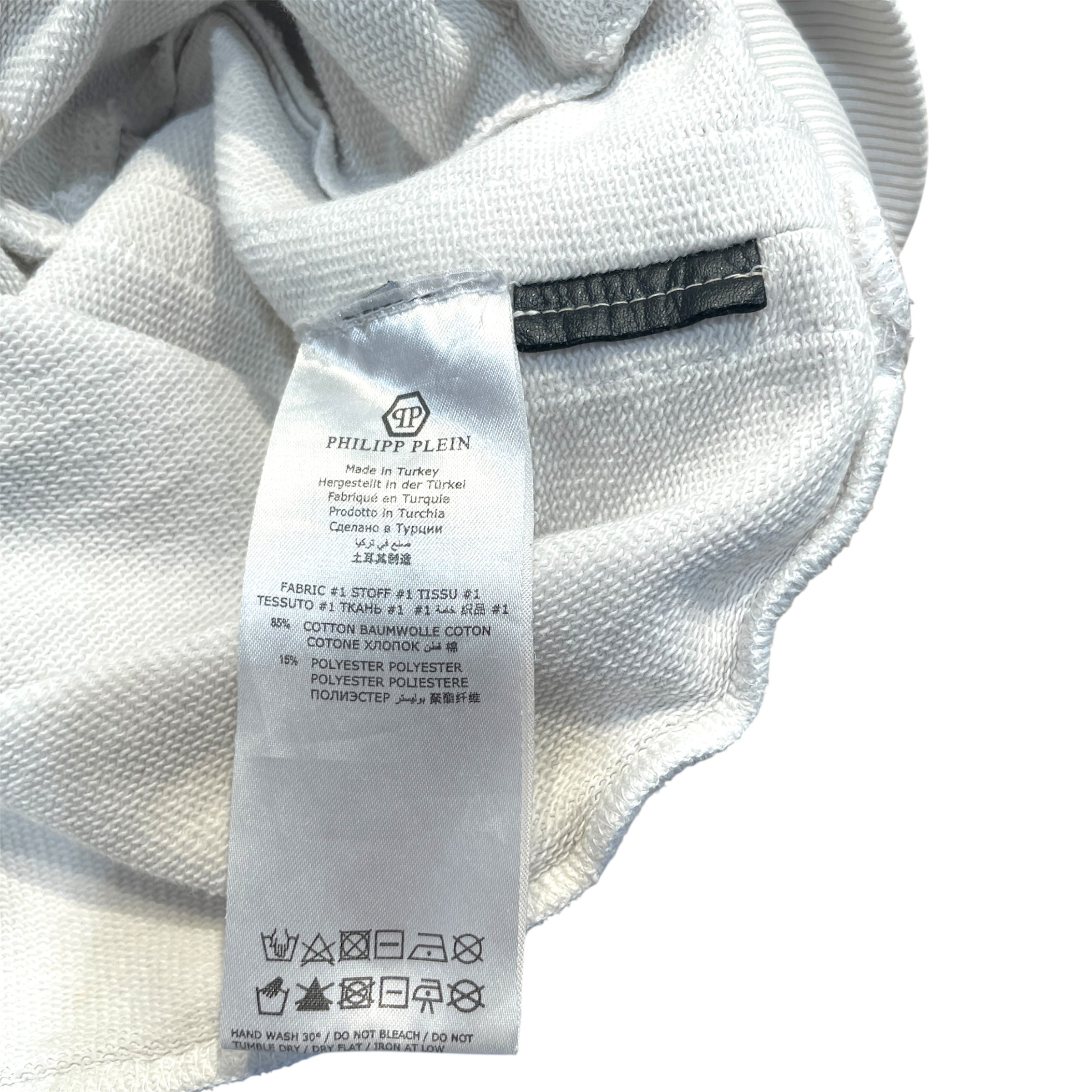 PHILIPP PLEIN/Hoodie/XL/Cotton/WHT/Flame hoodie view 5