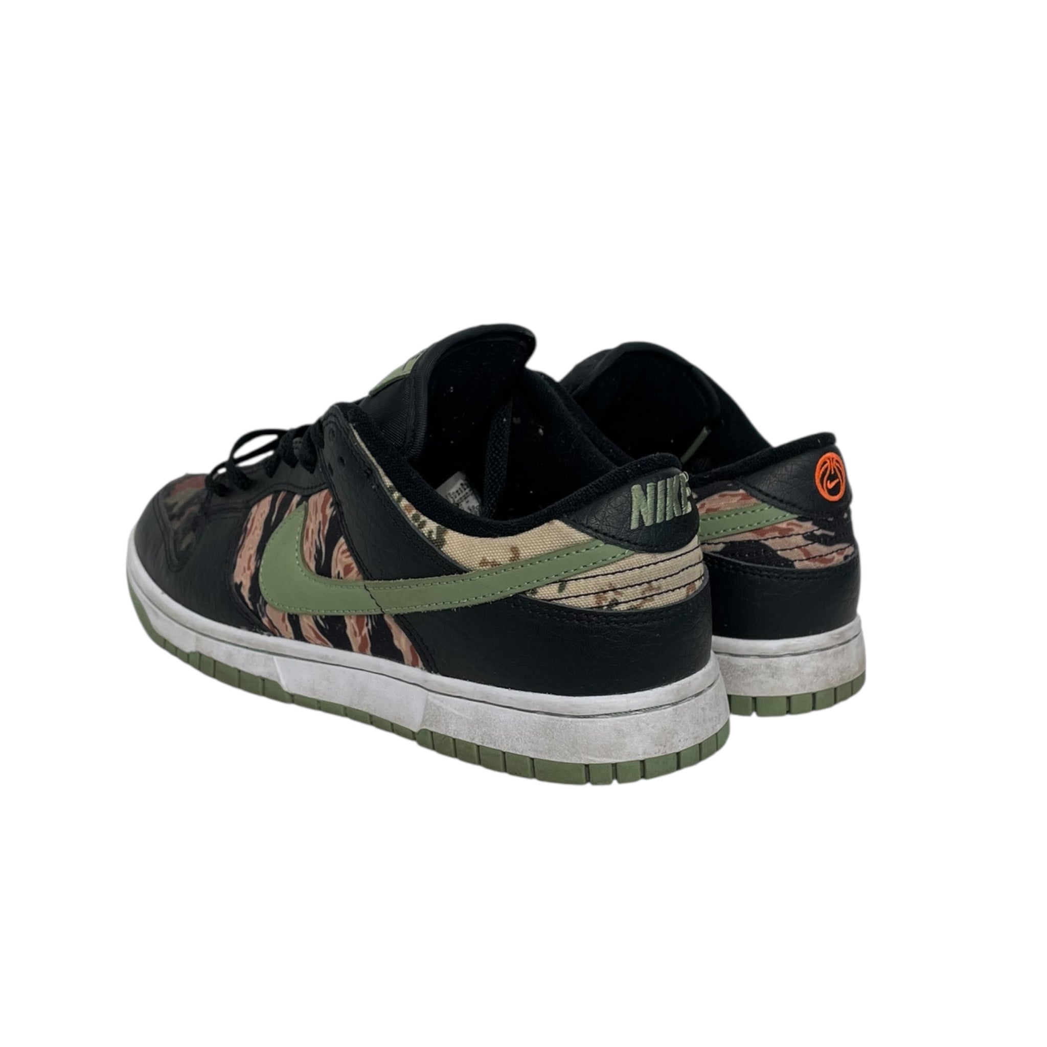 NIKE/Low-Sneakers/US 8.5/Camouflage/Cotton/BLK/dunk view 2