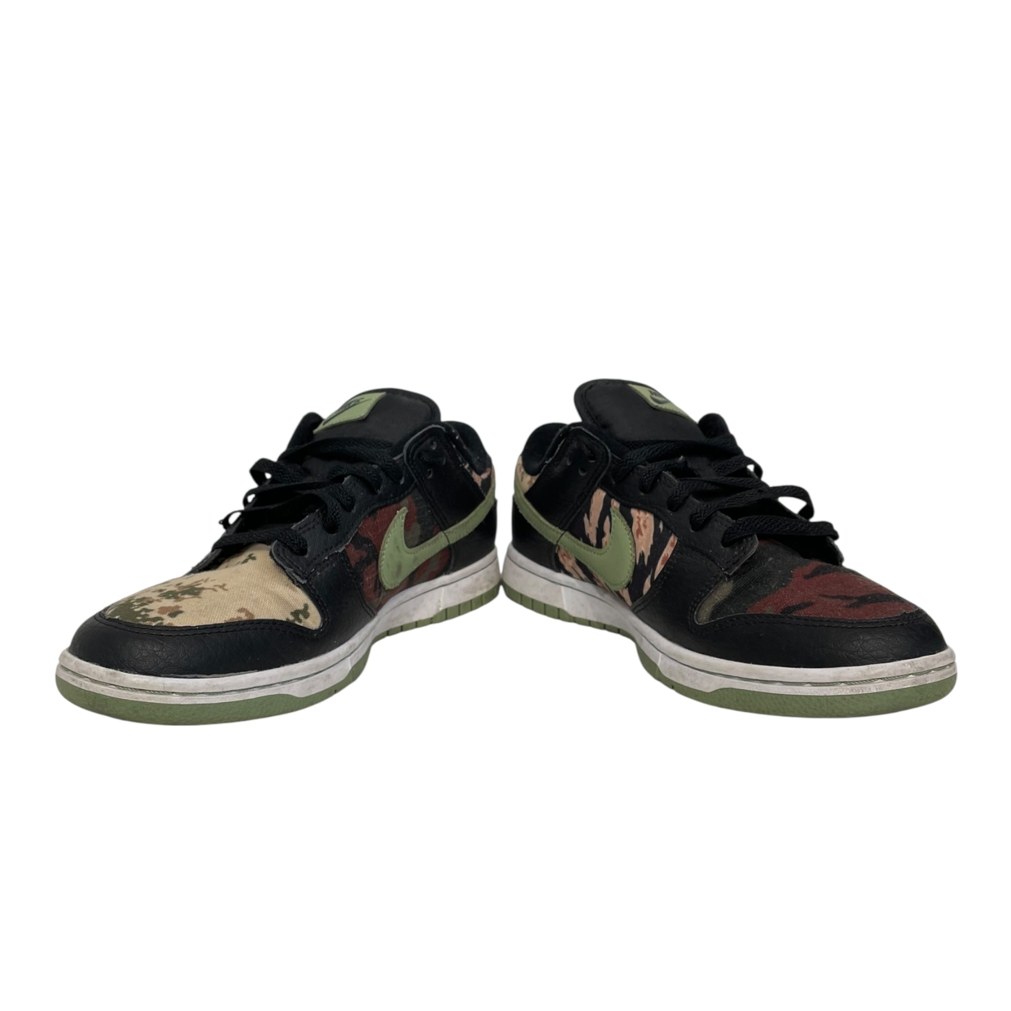 NIKE/Low-Sneakers/US 8.5/Camouflage/Cotton/BLK/dunk view 3