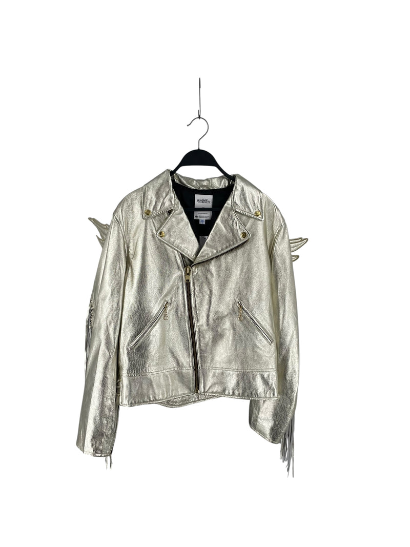 JEREMY SCOTT/adidas/Jacket/M/Leather/GLD/WINGS