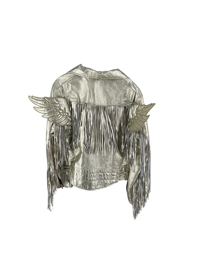 JEREMY SCOTT/adidas/Jacket/M/Leather/GLD/WINGS