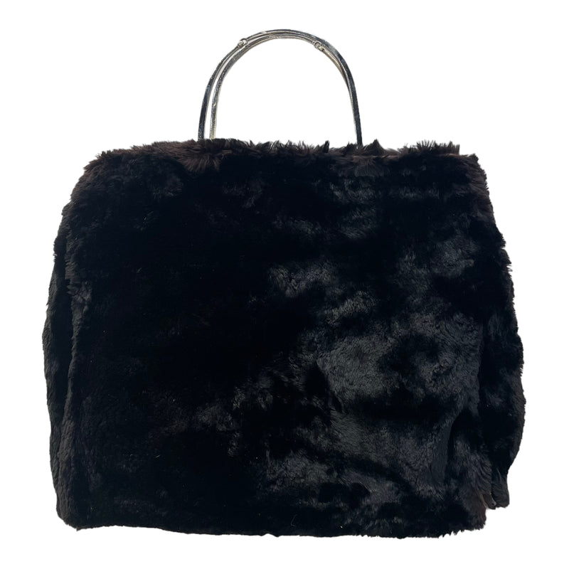 GUCCI/Tote Bag/Fur/BLK/1998