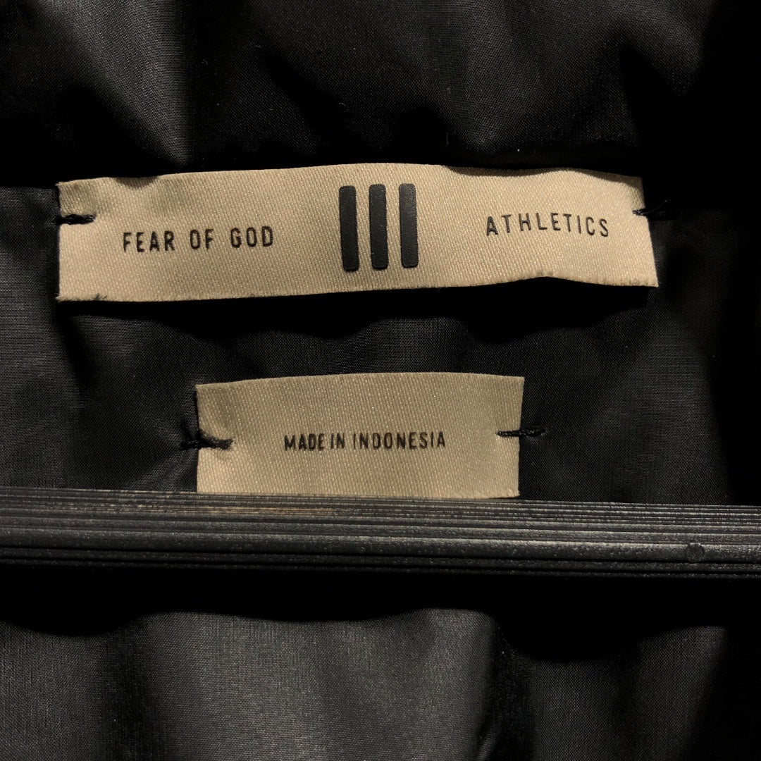 FEAR OF GOD/Puffer Jkt/XL/BLK/Athletics Puffer Hoodie view 3