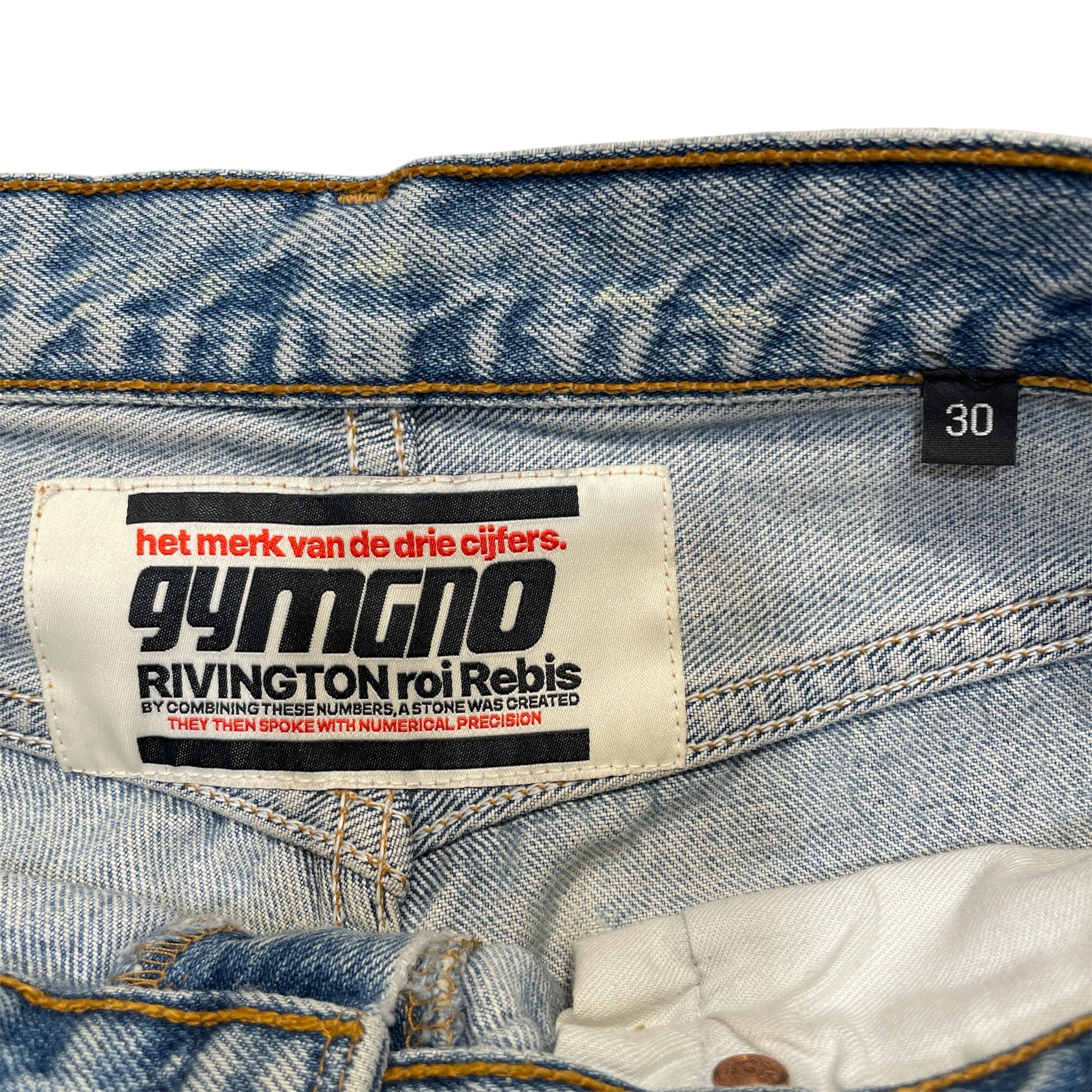 RRR123 RIVINGTON roi Rebis/Shorts/30/Denim/BLU/Graphic/Baptism Straight-Leg Short view 4