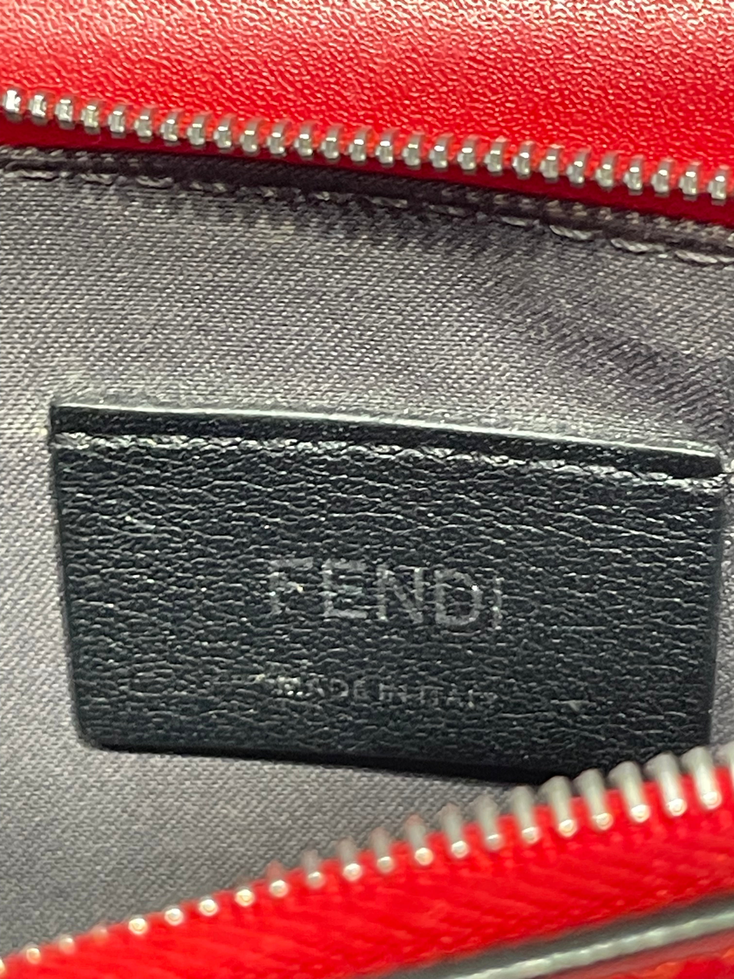 FENDI/Cross Body Bag/Leather/RED/Envelopre Wallet view 5