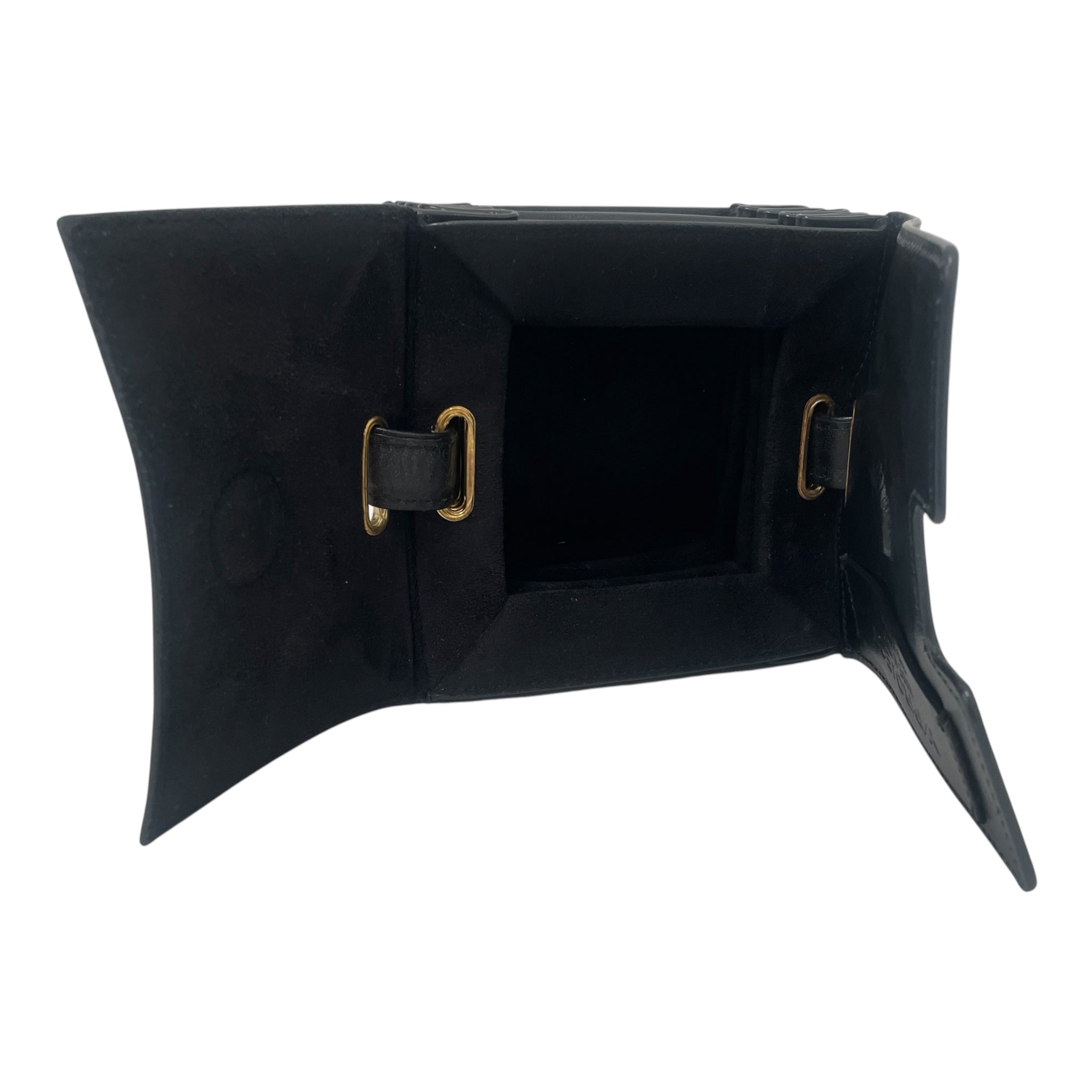 Y/PROJECT/Cross Body Bag/Leather/BLK/Gold accent view 5