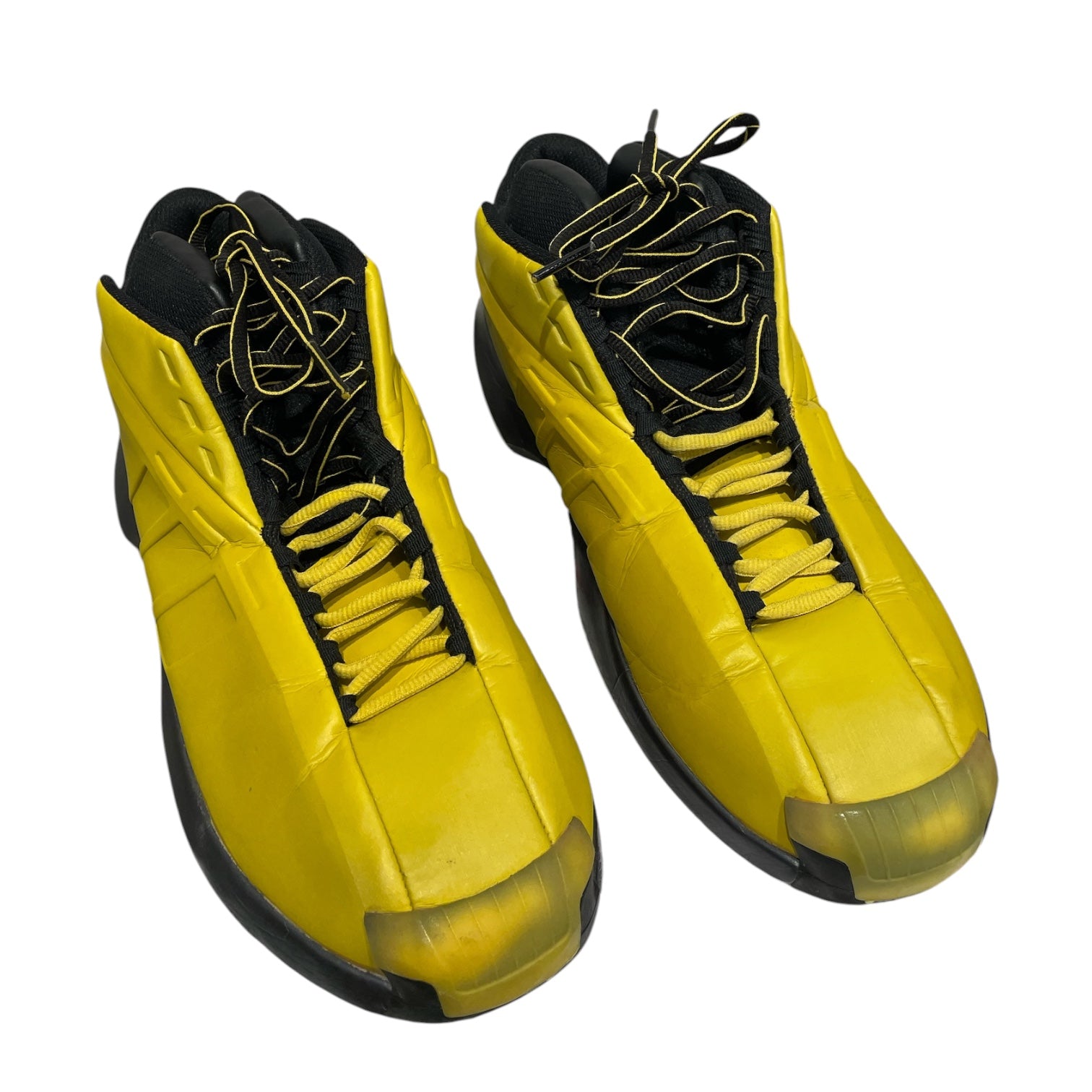 adidas/Hi-Sneakers/US 11.5/Leather/YEL/CRAZY 1 SUNSHINE ART G98371 view 1