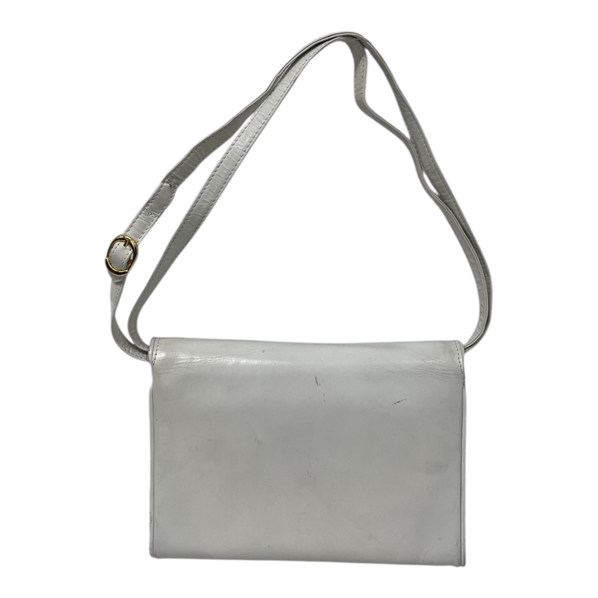 GUCCI/Cross Body Bag/Leather/WHT/LEATHER CROSSBODY BAG view 2