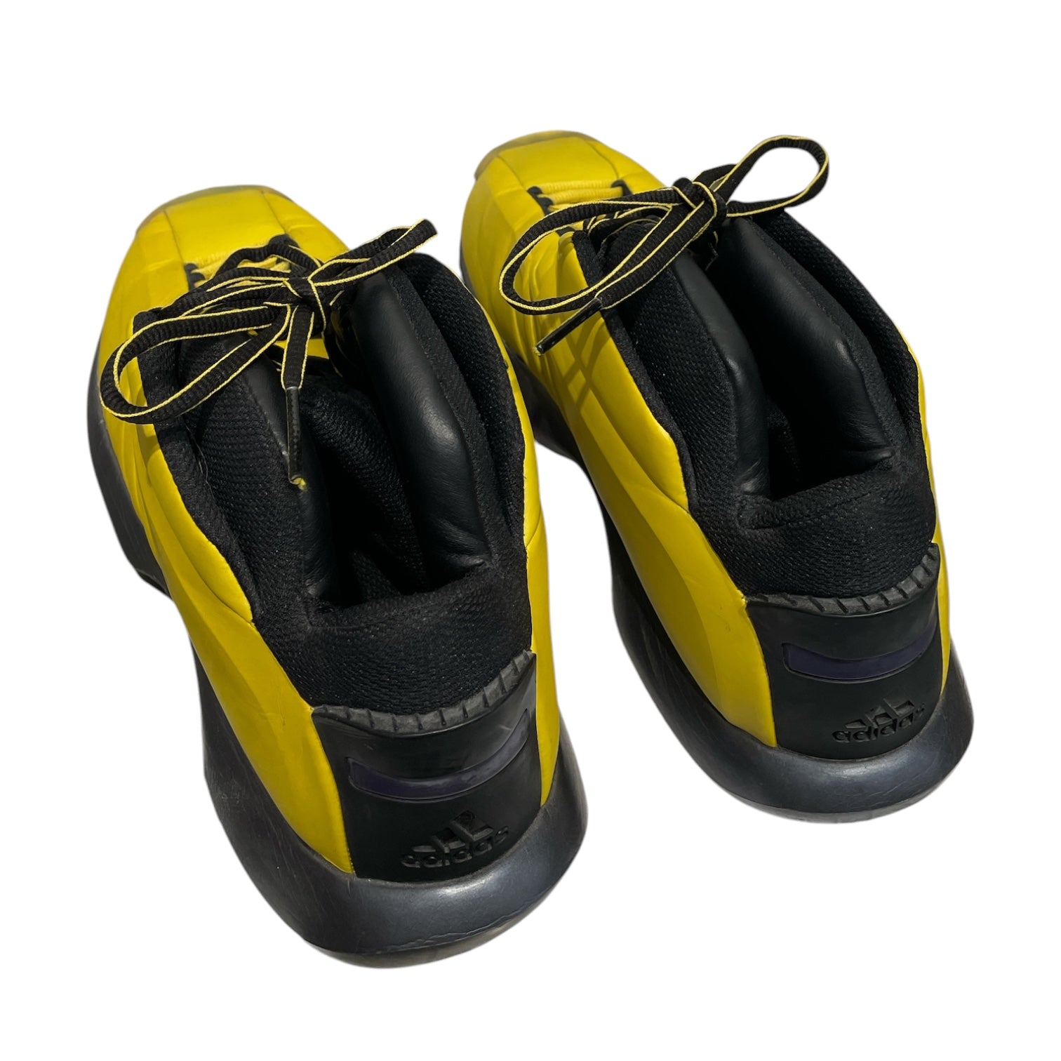 adidas/Hi-Sneakers/US 11.5/Leather/YEL/CRAZY 1 SUNSHINE ART G98371 view 2