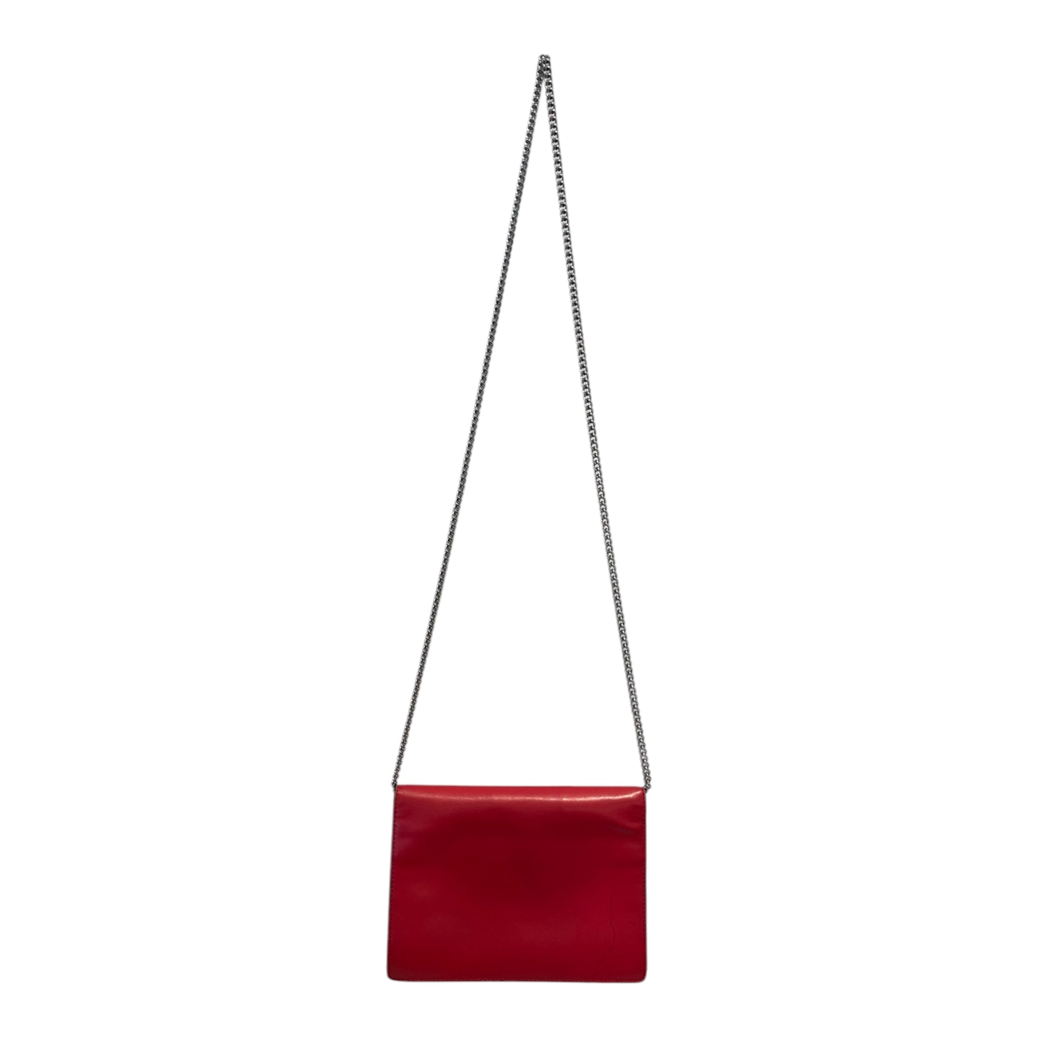 FENDI/Cross Body Bag/Leather/RED/Envelopre Wallet view 2