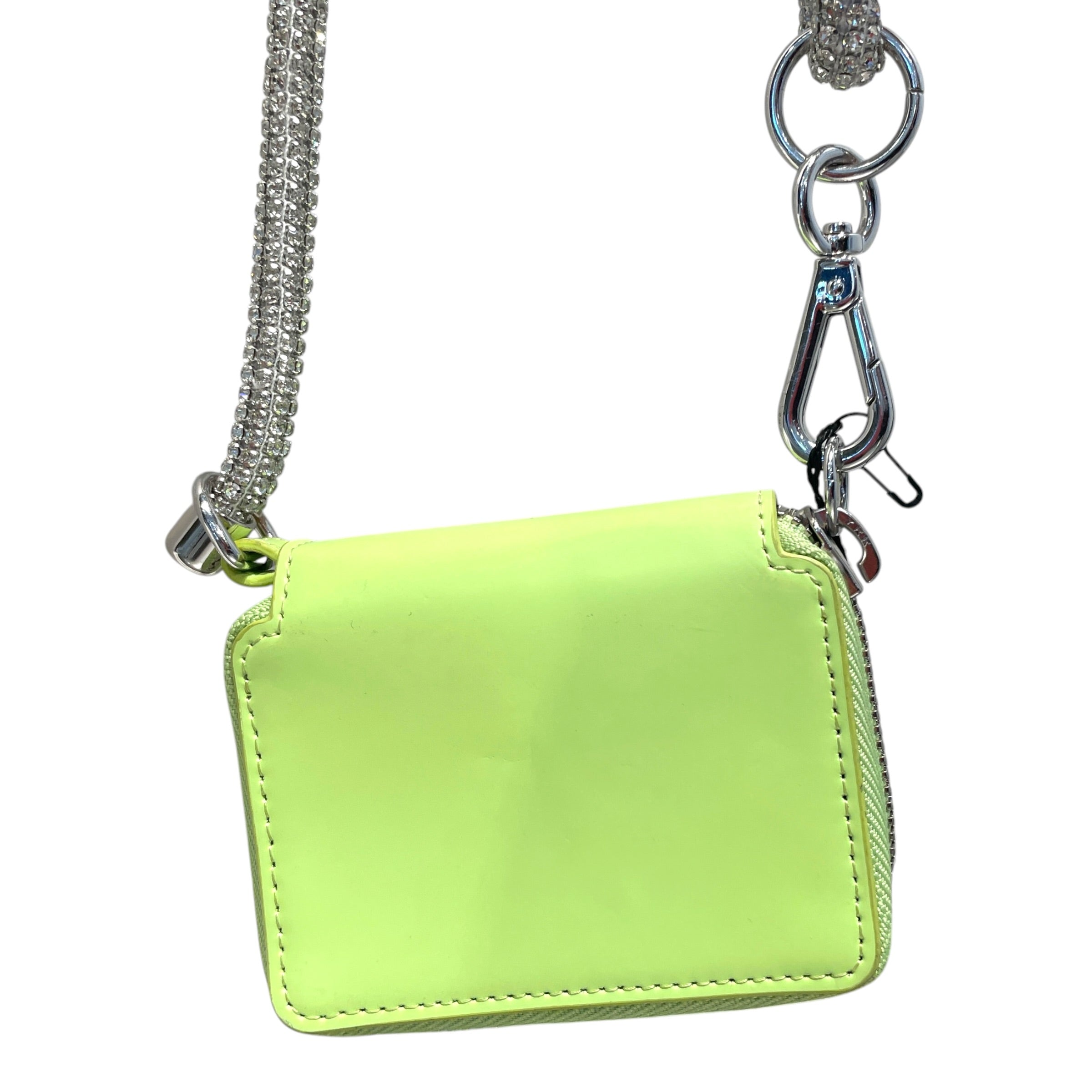 Kara/Cross Body Bag/Glitter/Leather/GRN/Knotted Crystal view 3