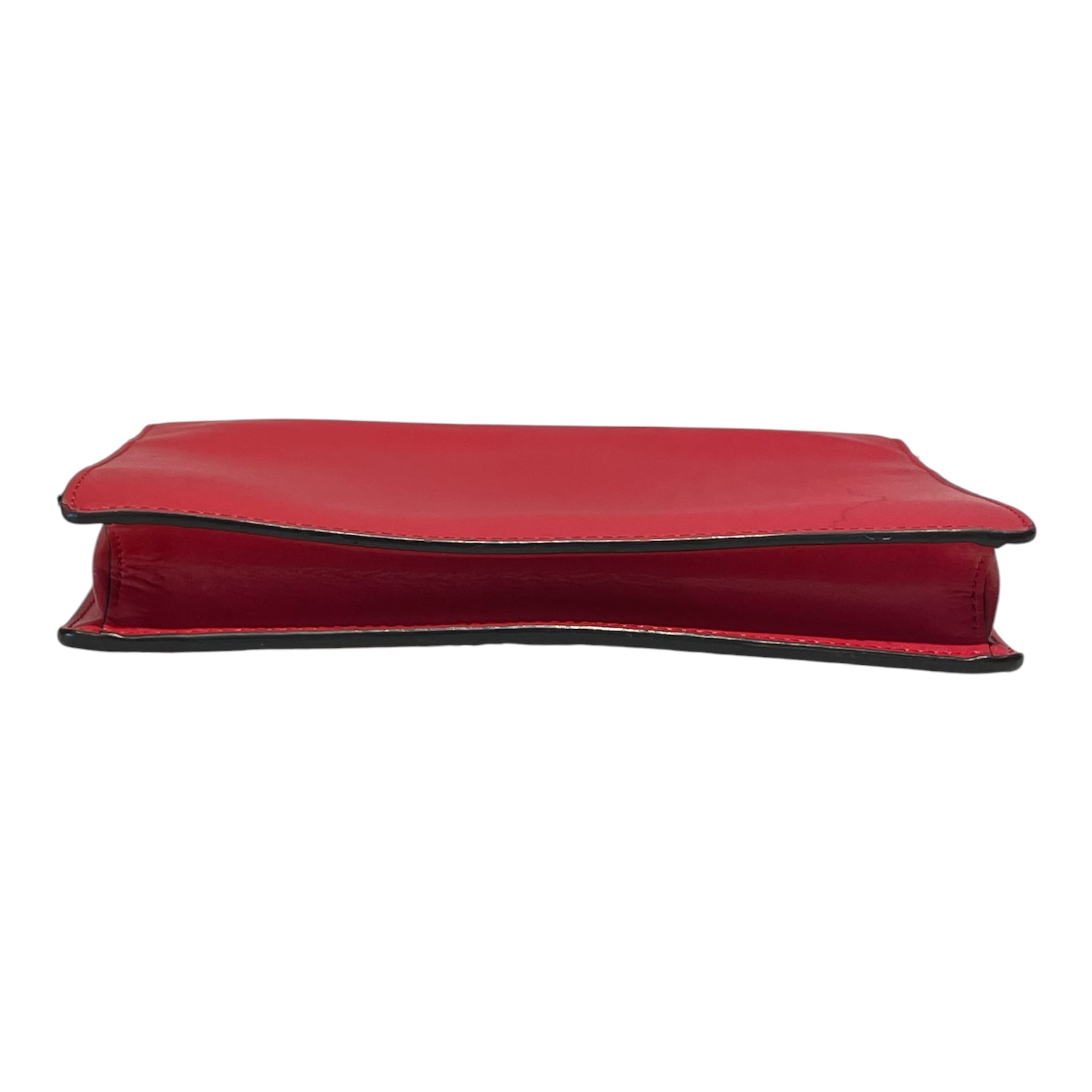 FENDI/Cross Body Bag/Leather/RED/Envelopre Wallet view 3