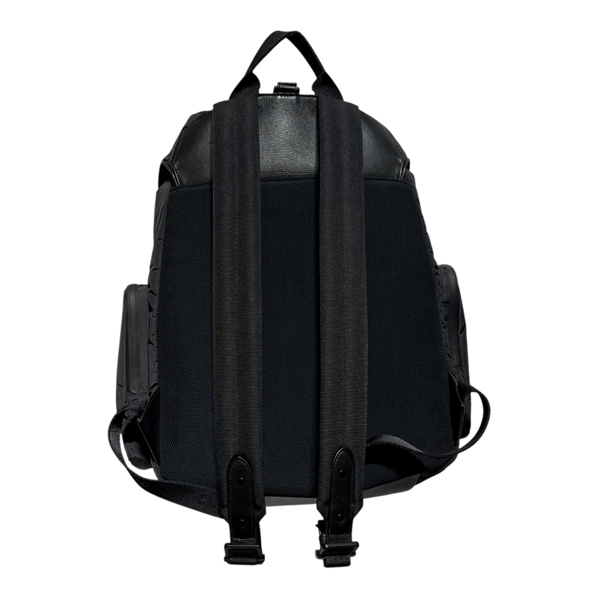 Christian Dior/Backpack/Nylon/BLK/MMW SADDLE BACKPACK view 2