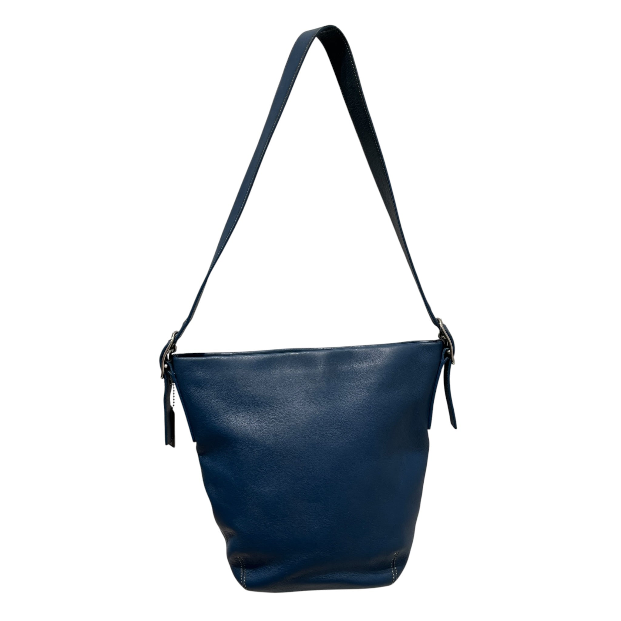 COACH/Bag/Leather/BLU/blue bucket bag 9186 view 1