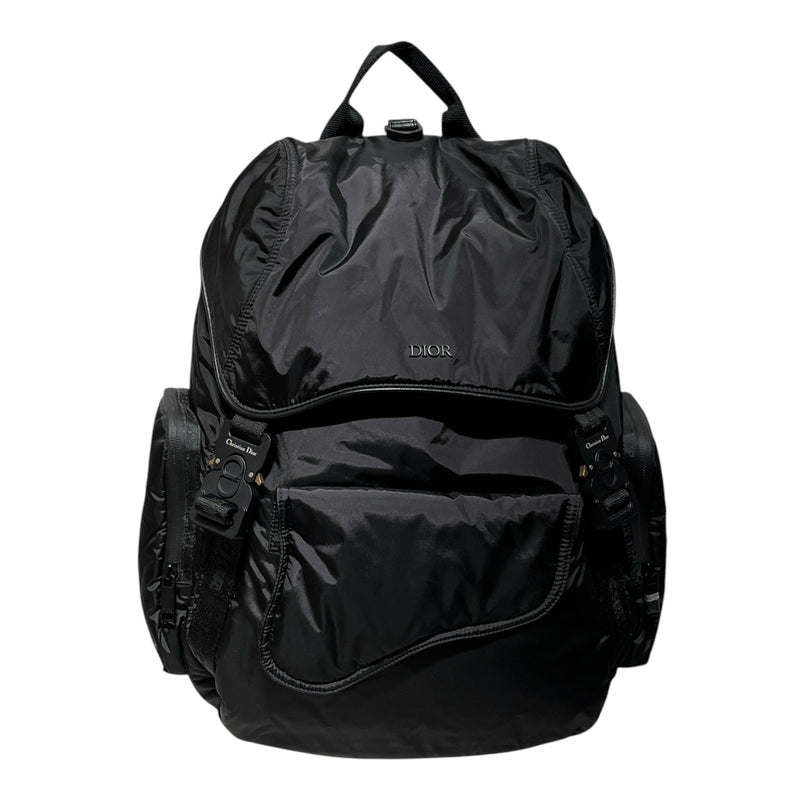 Christian Dior/Backpack/Nylon/BLK/MMW SADDLE BACKPACK