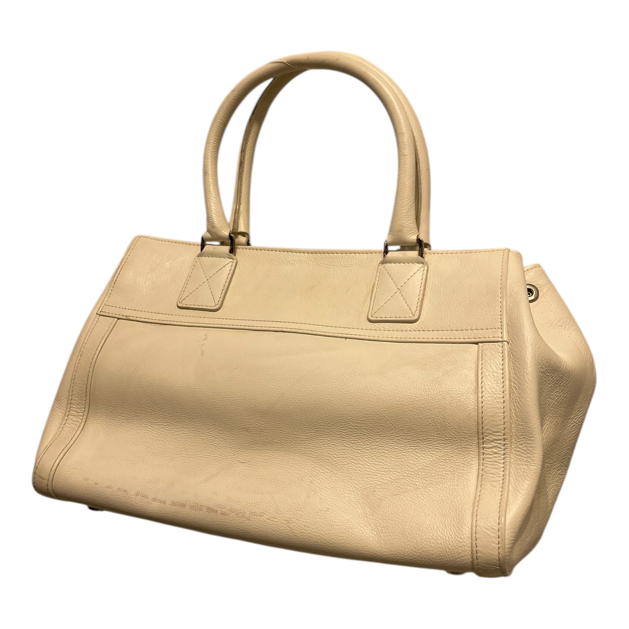 Christian Dior/Hand Bag/Leather/WHT/dior flightline leather handba view 2