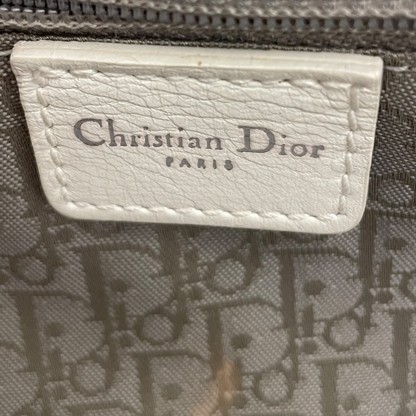 Christian Dior/Hand Bag/Leather/WHT/dior flightline leather handba view 3