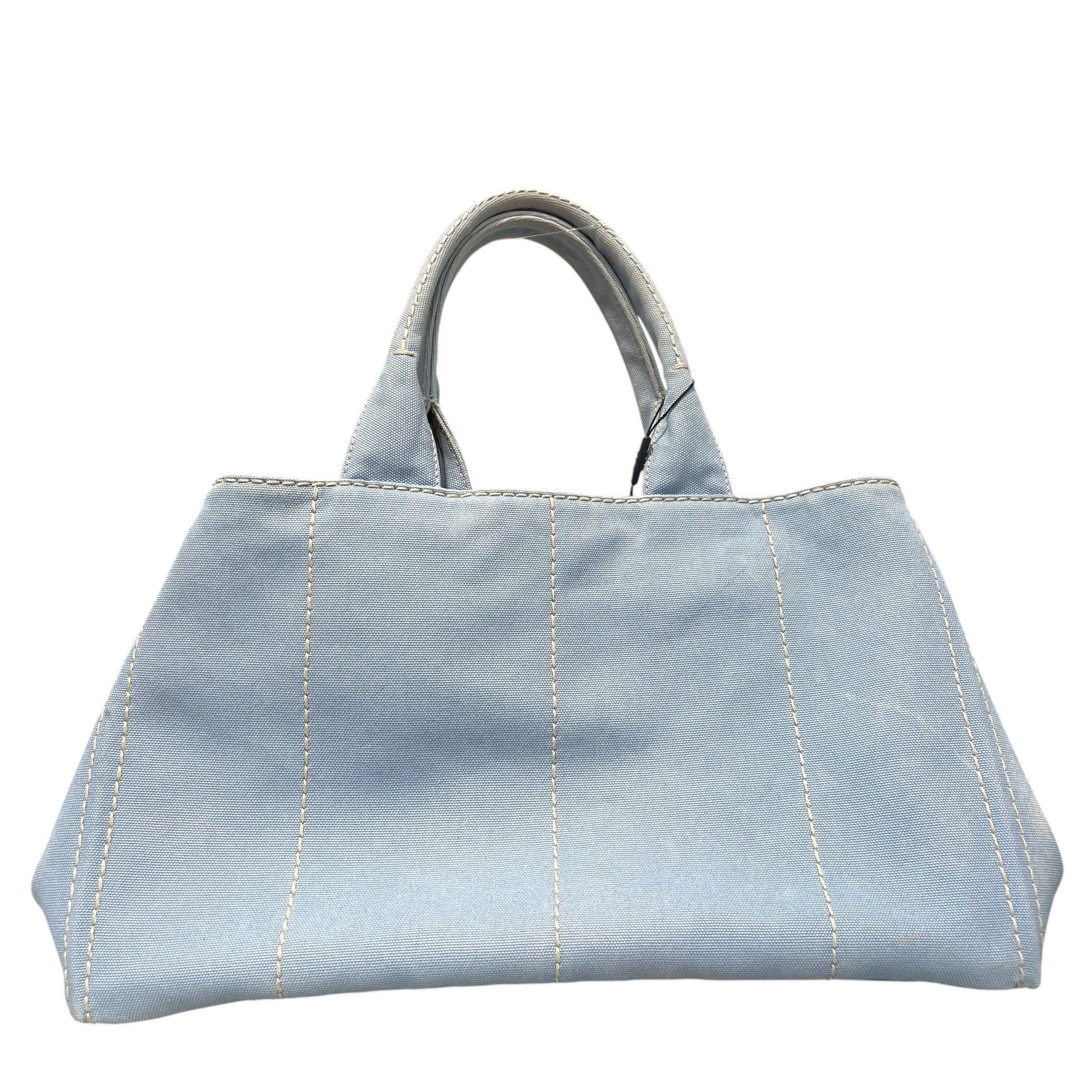 PRADA/Tote Bag/Cotton/BLU/Canapa Logo Tote view 4