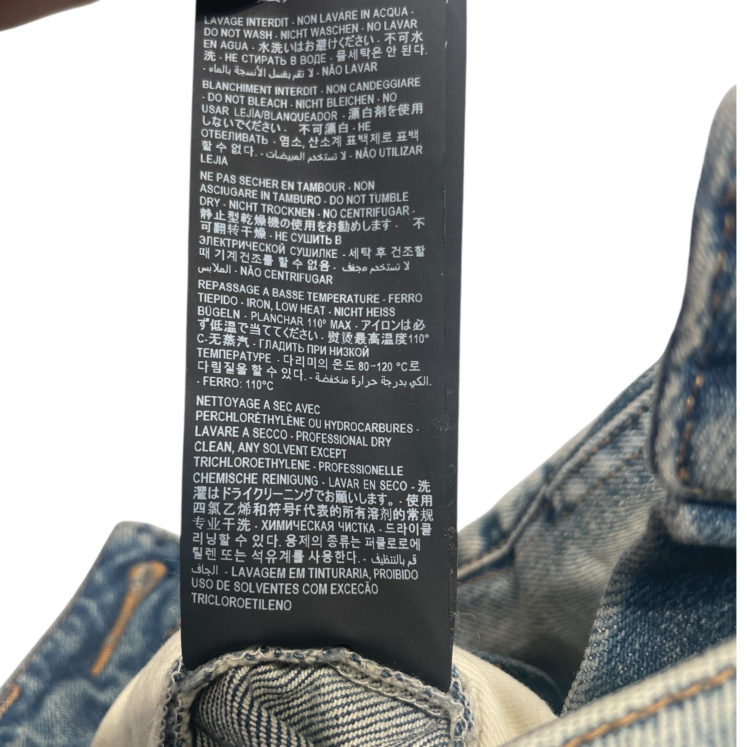 YVES SAINT LAURENT/Skinny Pants/25/Denim/BLU/Light Wash Skinny view 4