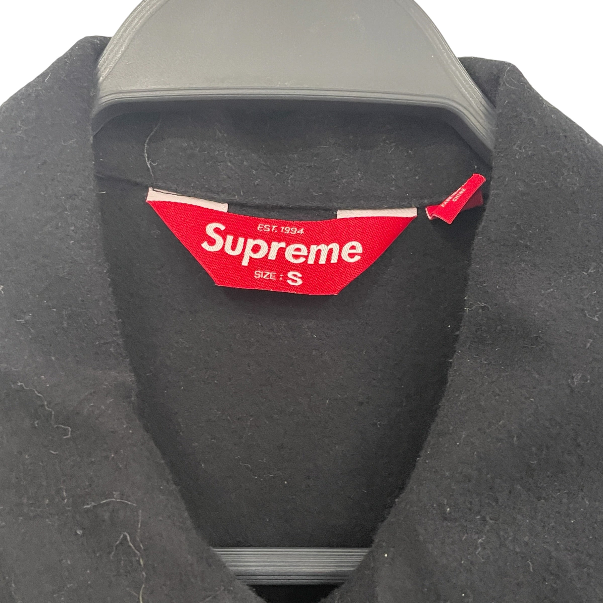 Supreme/Jacket/S/Cotton/BLK/Black Moleskin Work Jacket view 3