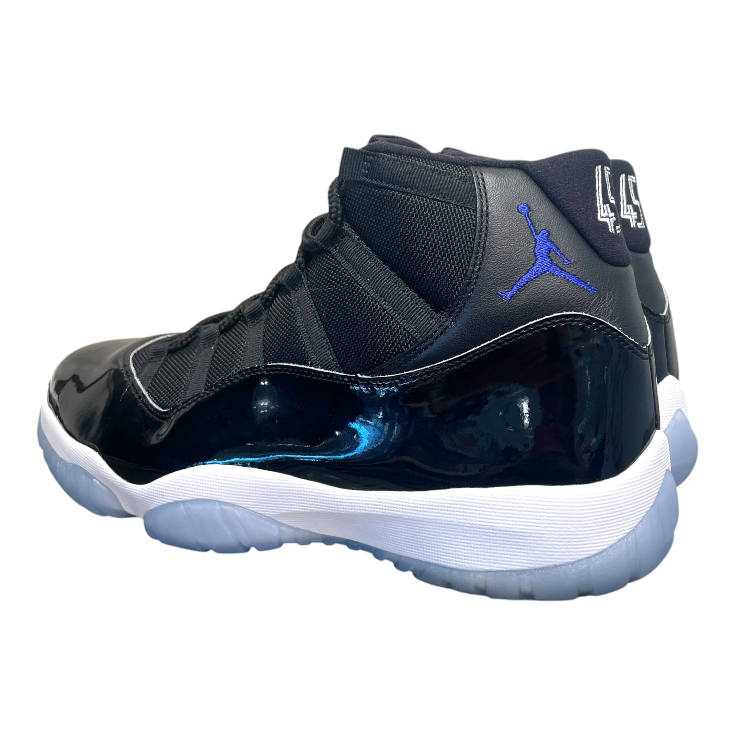 JORDAN BRAND/Hi-Sneakers/US 13/Leather/BLK/Space Jam 11s view 3