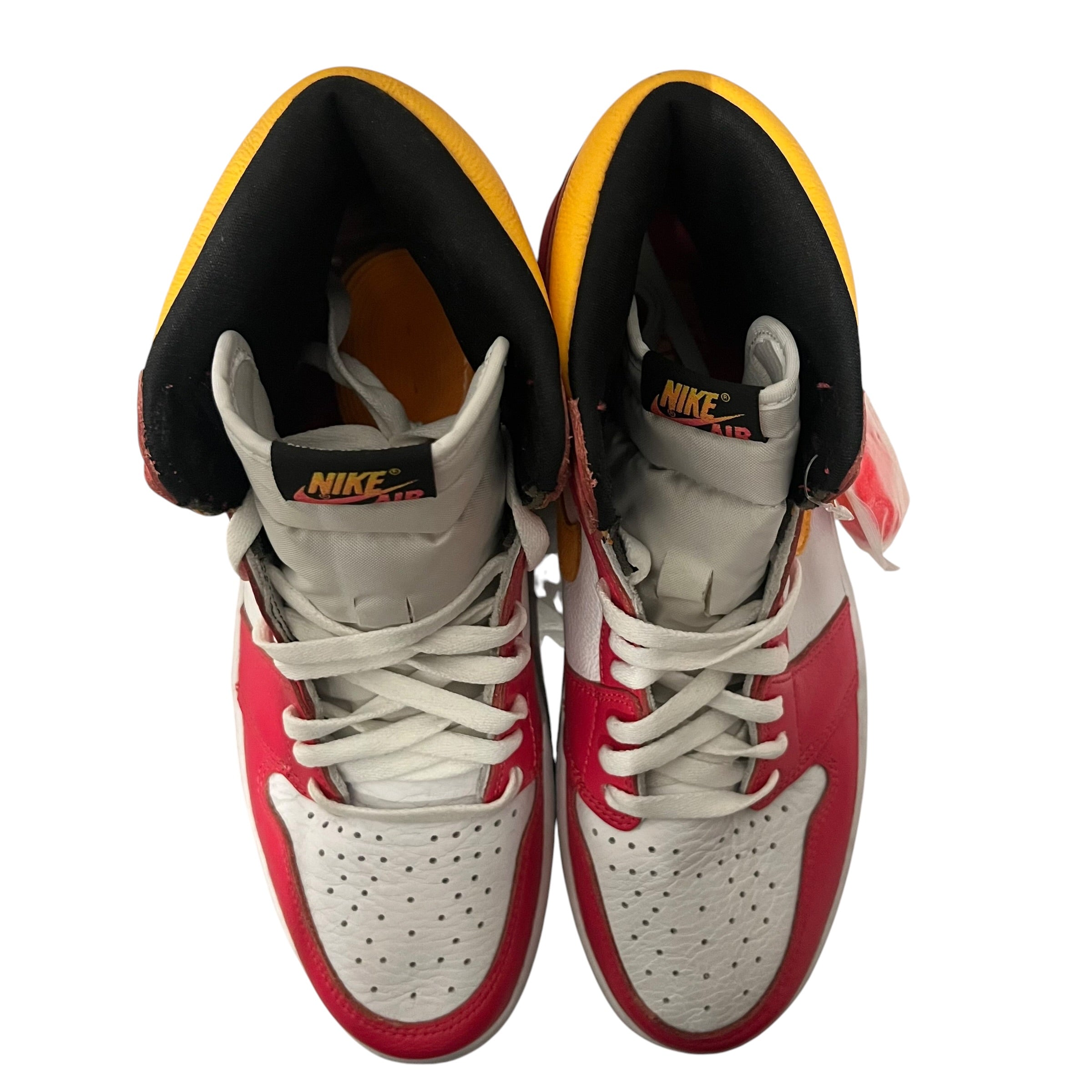 NIKE/Hi-Sneakers/US 11/Cotton/RED/U-Tip/light fusion view 3
