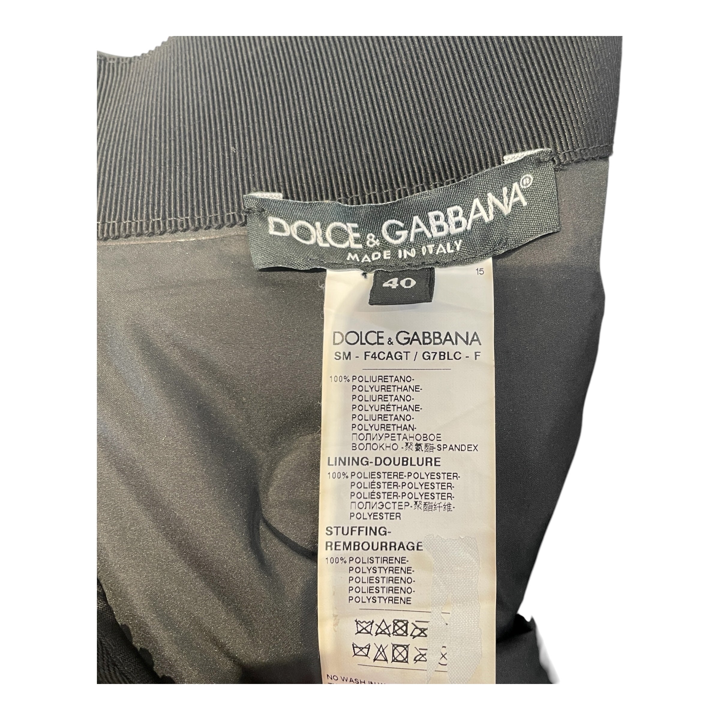 DOLCE&GABBANA/Skirt/40/All Over Print/Faux Leather/MLT/Seidenrock view 4